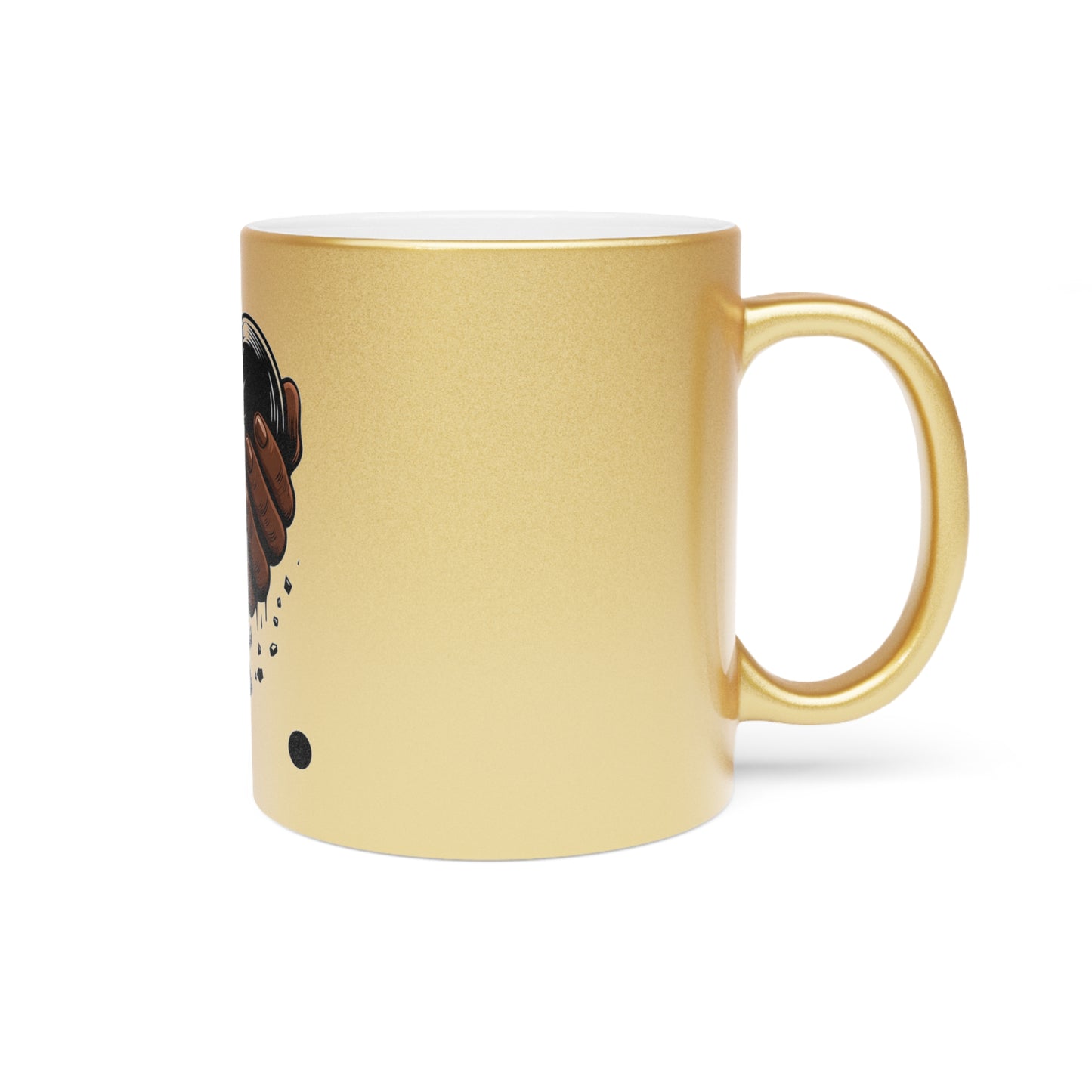 Heartbreak Metallic Mug, Emotional Gift, Coffee Cup, Unique Drinkware, Self-Care, Relationship Revival