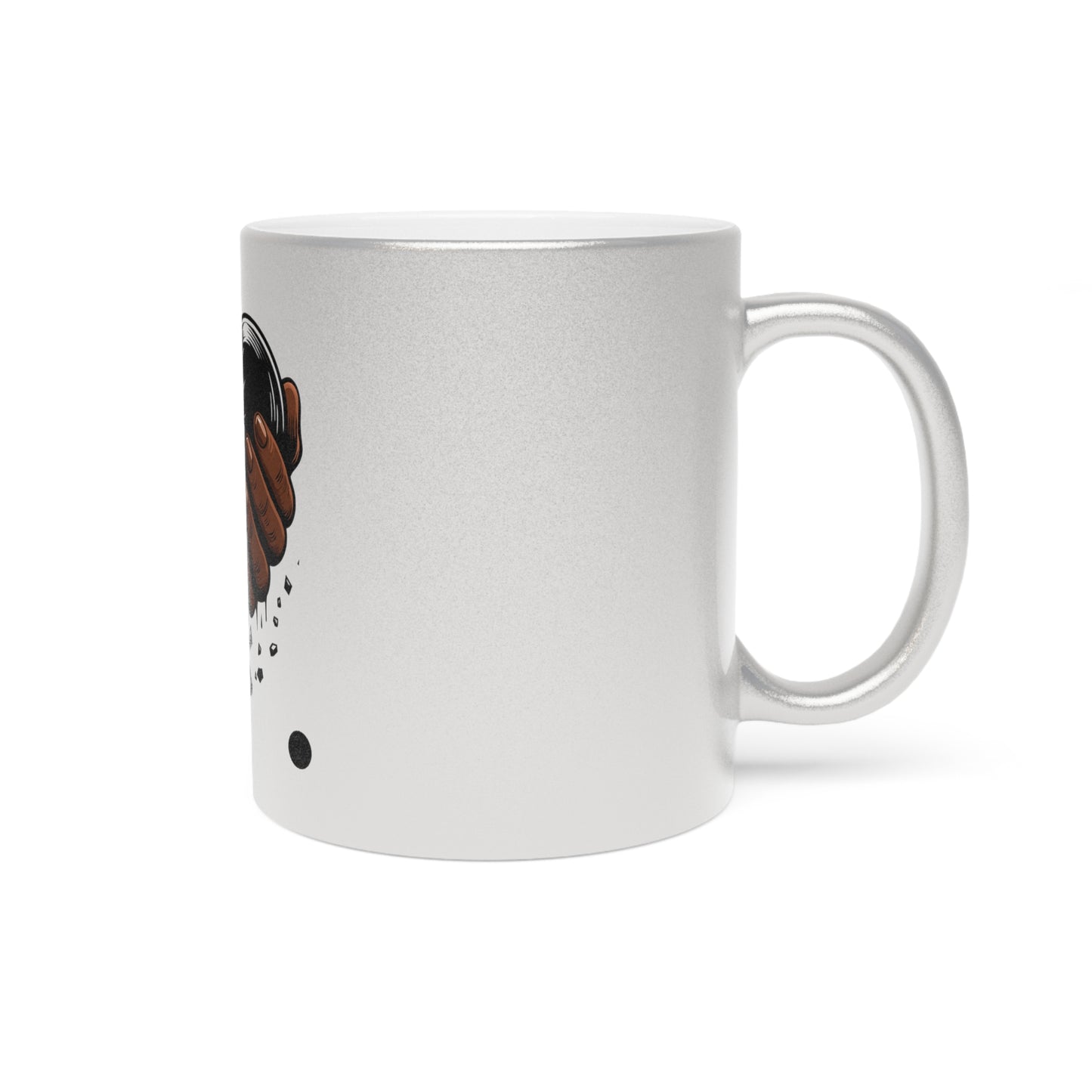 Heartbreak Metallic Mug, Emotional Gift, Coffee Cup, Unique Drinkware, Self-Care, Relationship Revival