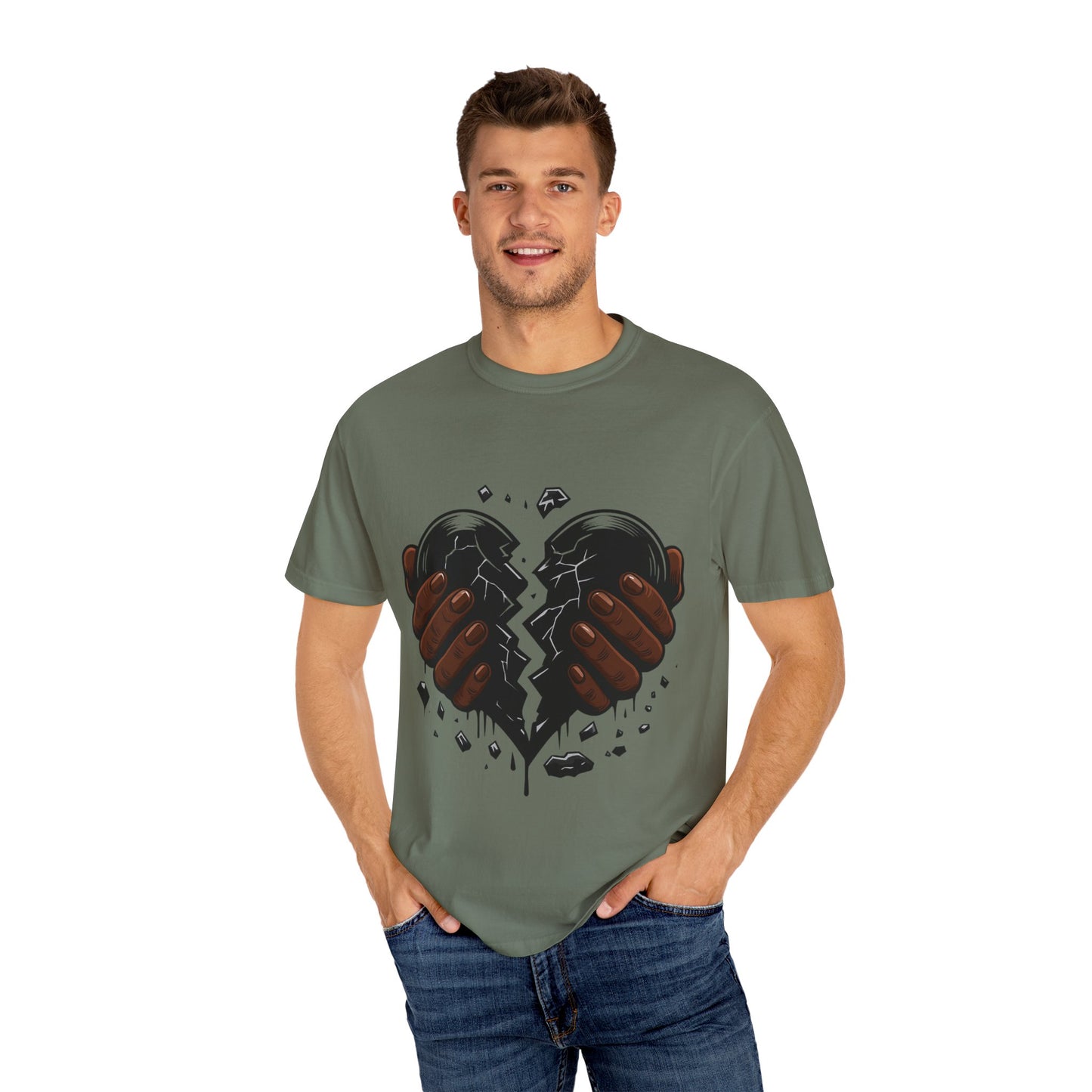 Heartbreak Hustle Unisex T-Shirt, Motivational Apparel, Gifts for Him and Her, Casual Streetwear, Unique Graphic Tee
