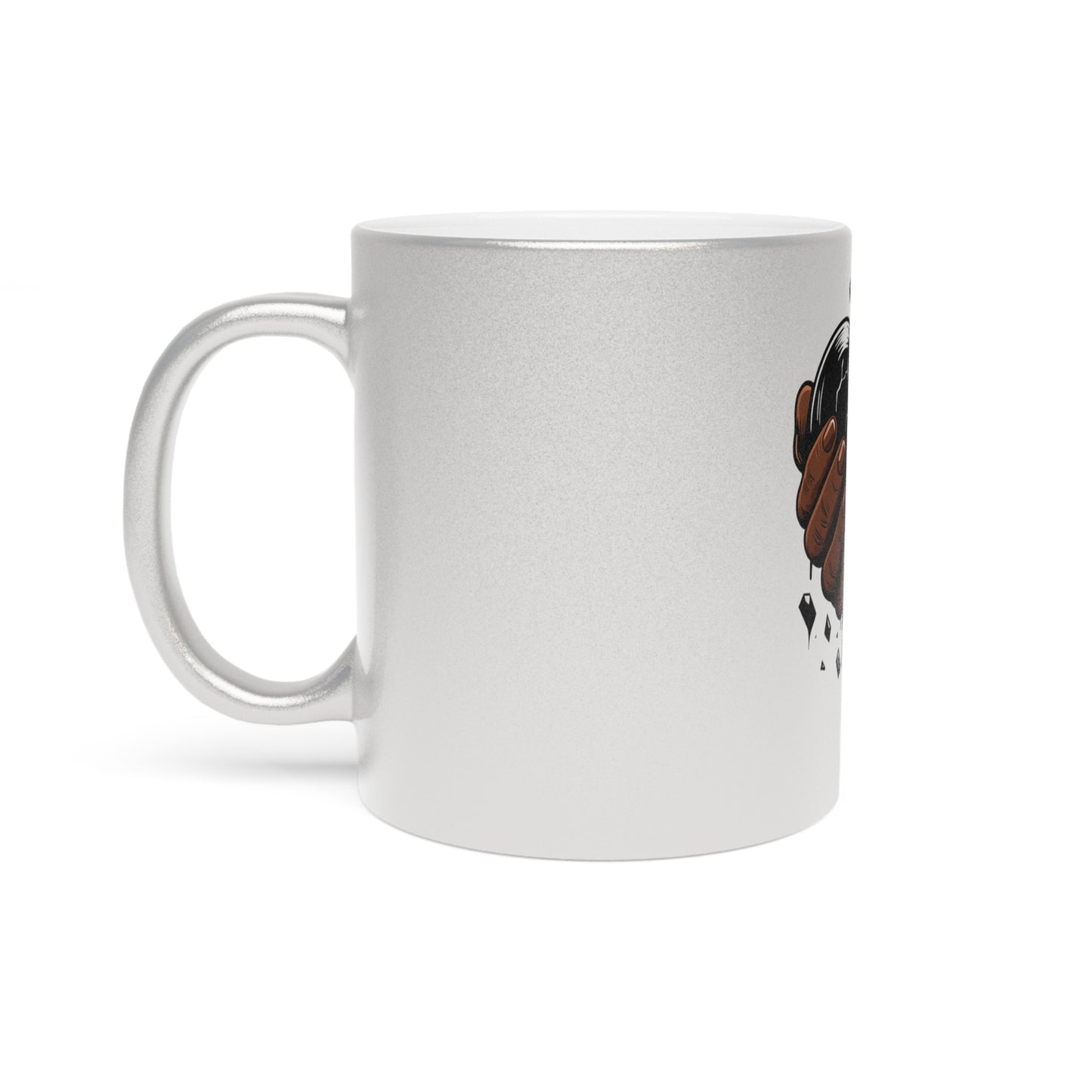 Heartbreak Metallic Mug, Emotional Gift, Coffee Cup, Unique Drinkware, Self-Care, Relationship Revival
