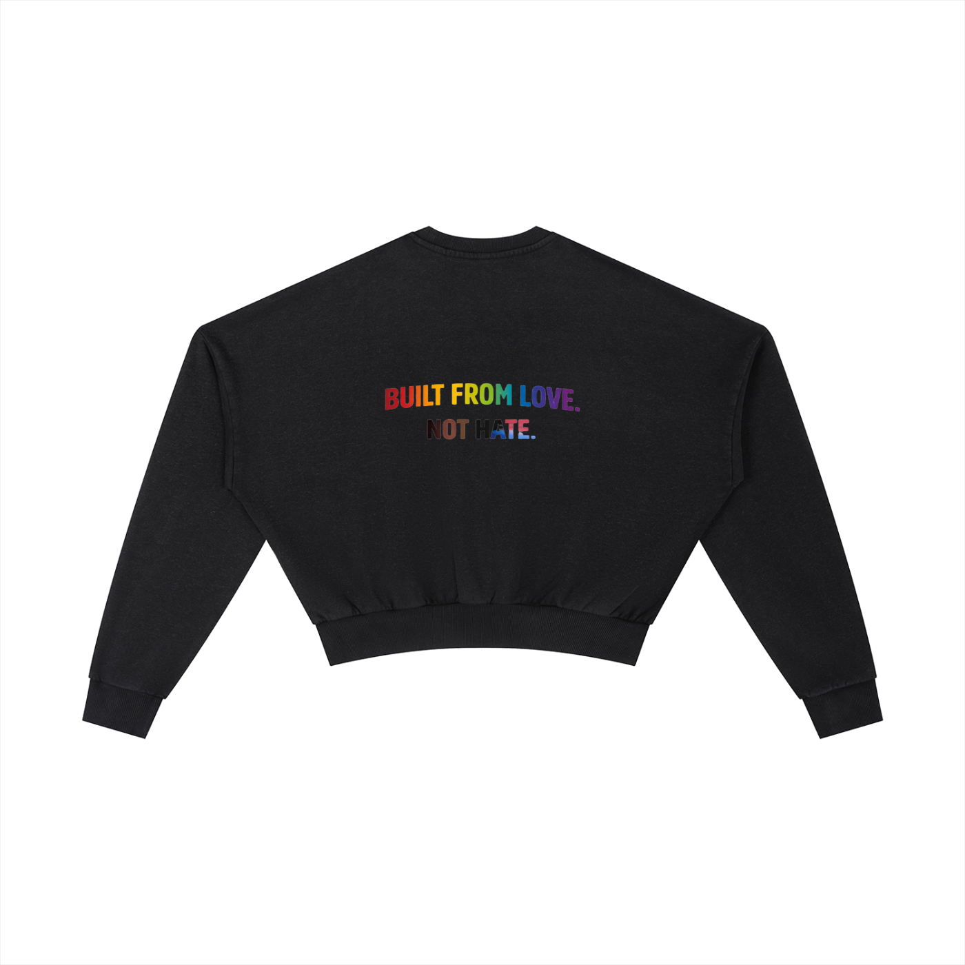 Vintage Washed Cropped Sweatshirt
