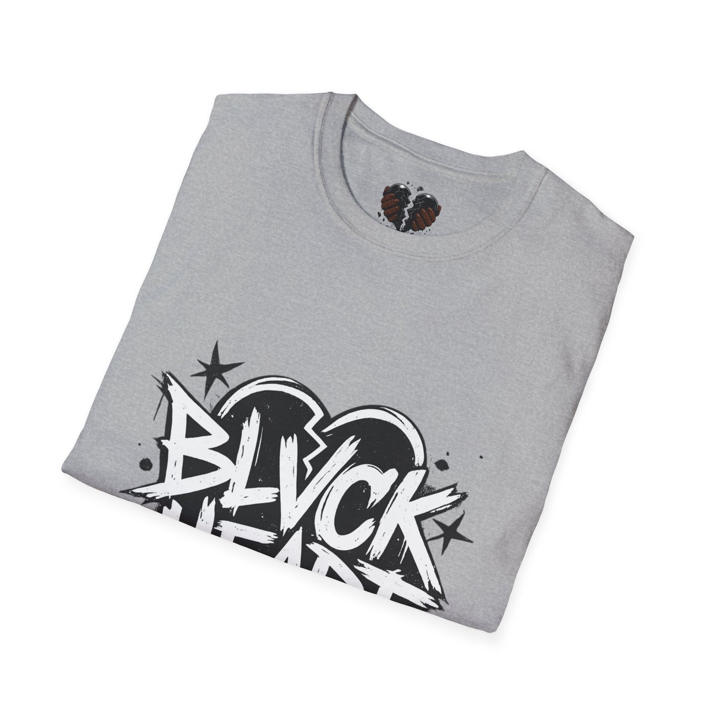 Black Heart Graffiti T‑Shirt — District 313 Streetwear Tee