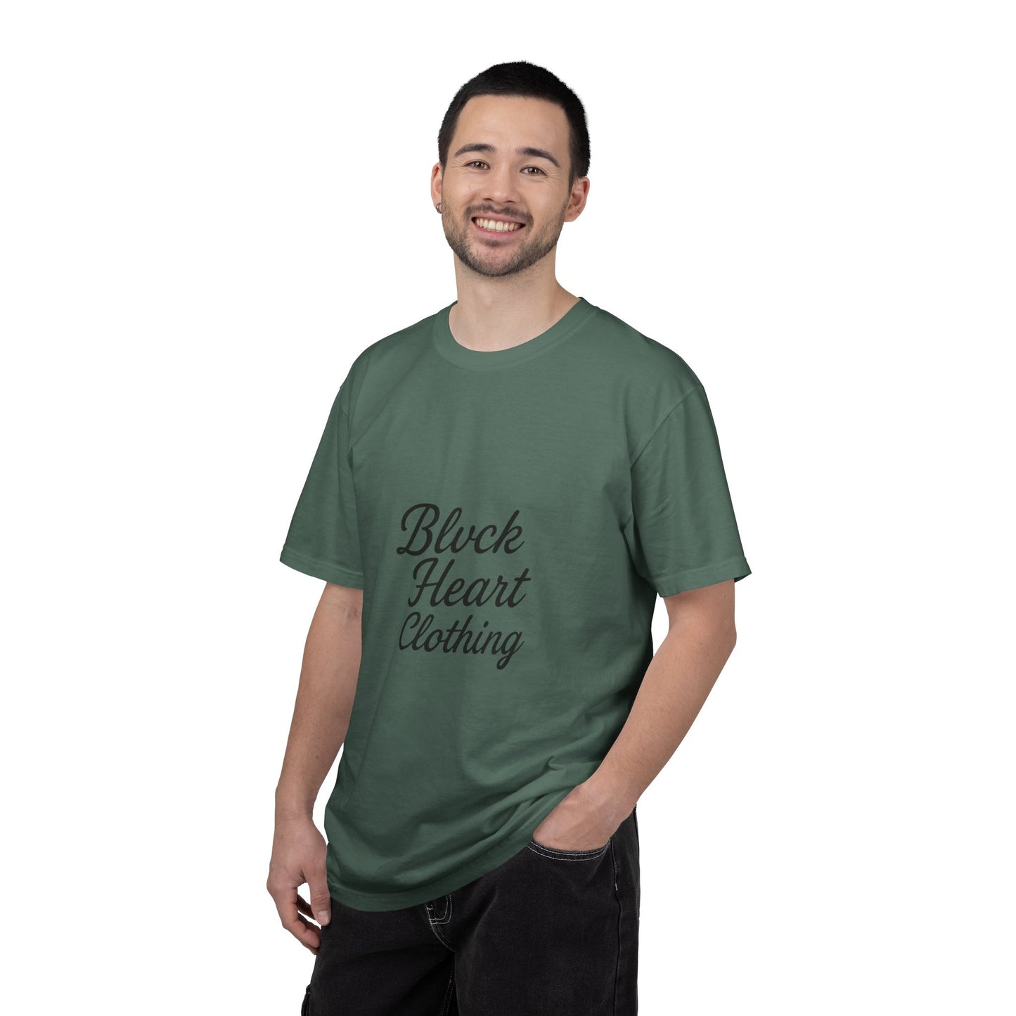 Blvck Heart Clothing Tee — Broken Black Heart Back Graphic T-Shirt
