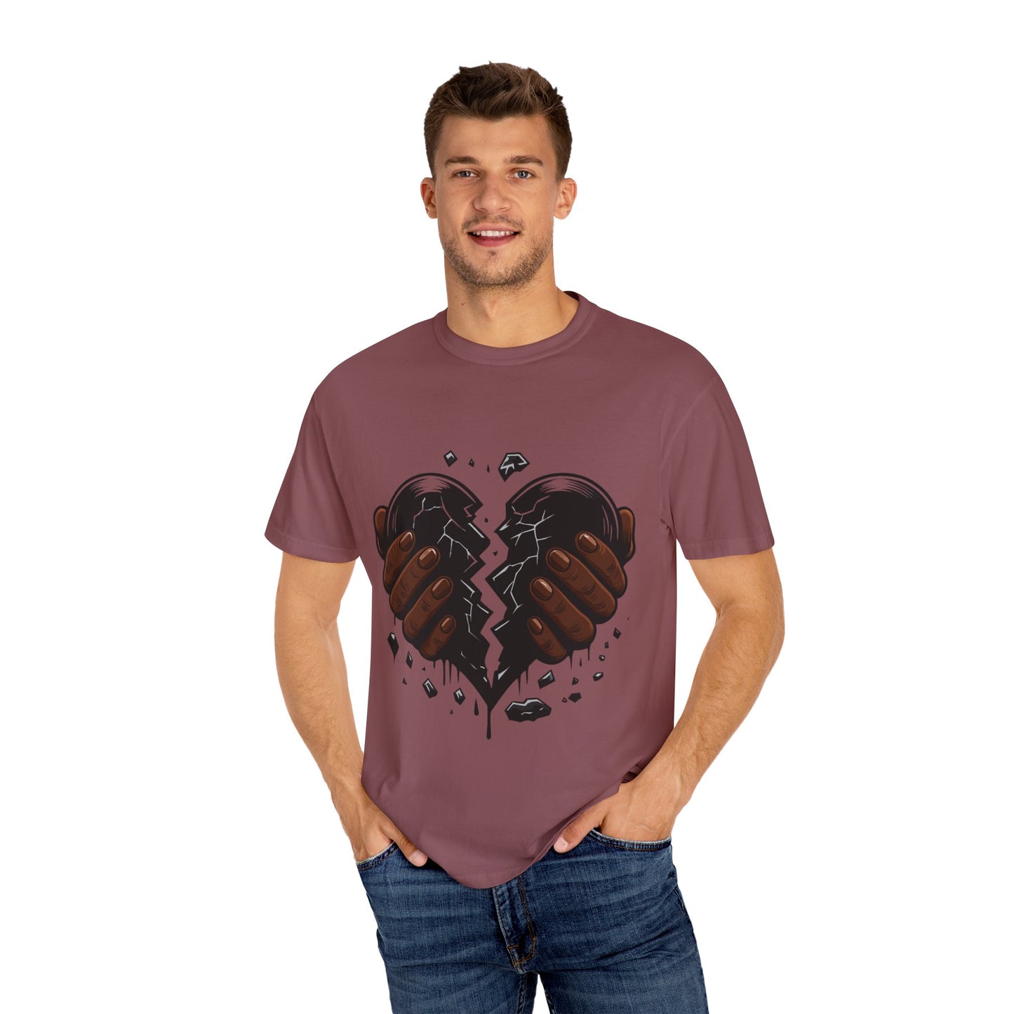 Heartbreak Hustle Unisex T-Shirt, Motivational Apparel, Gifts for Him and Her, Casual Streetwear, Unique Graphic Tee