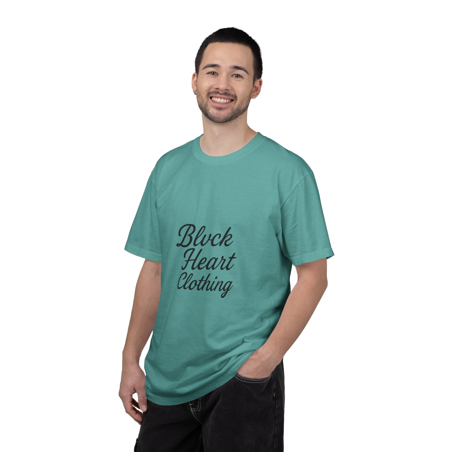 Blvck Heart Clothing Tee — Broken Black Heart Back Graphic T-Shirt