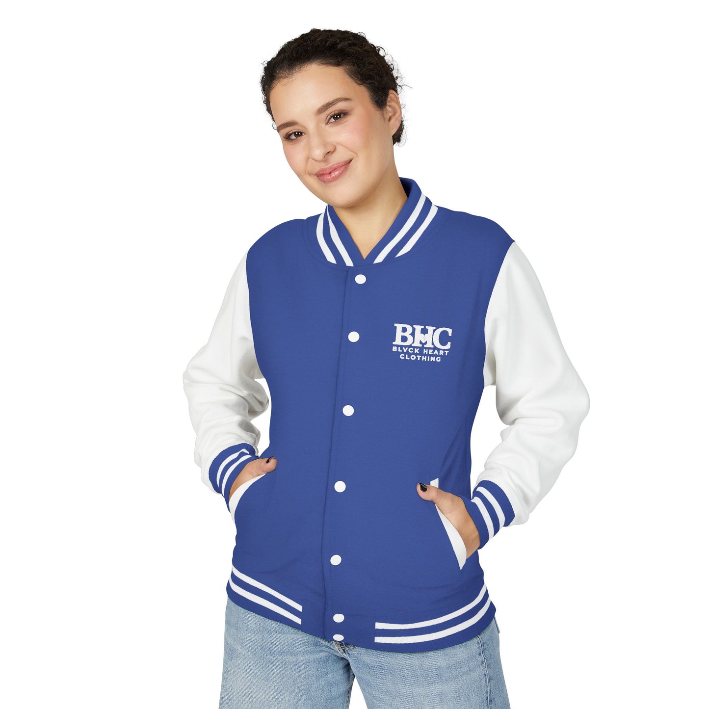 Letterman Jacket — 'Broken Heart' Graphic Varsity Jacket