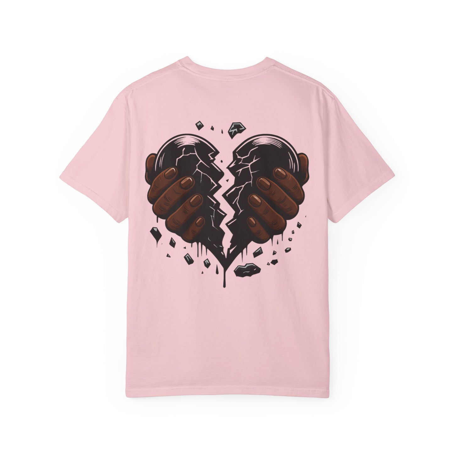 Blvck Heart Clothing Tee — Broken Black Heart Back Graphic T-Shirt