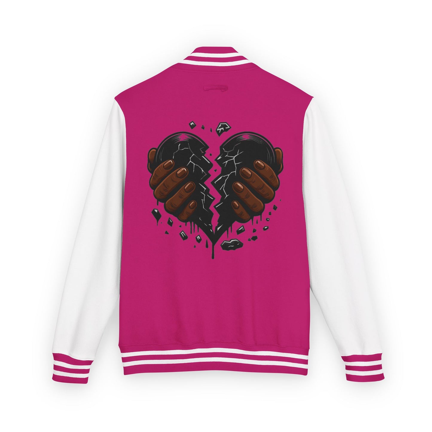 Letterman Jacket — 'Broken Heart' Graphic Varsity Jacket