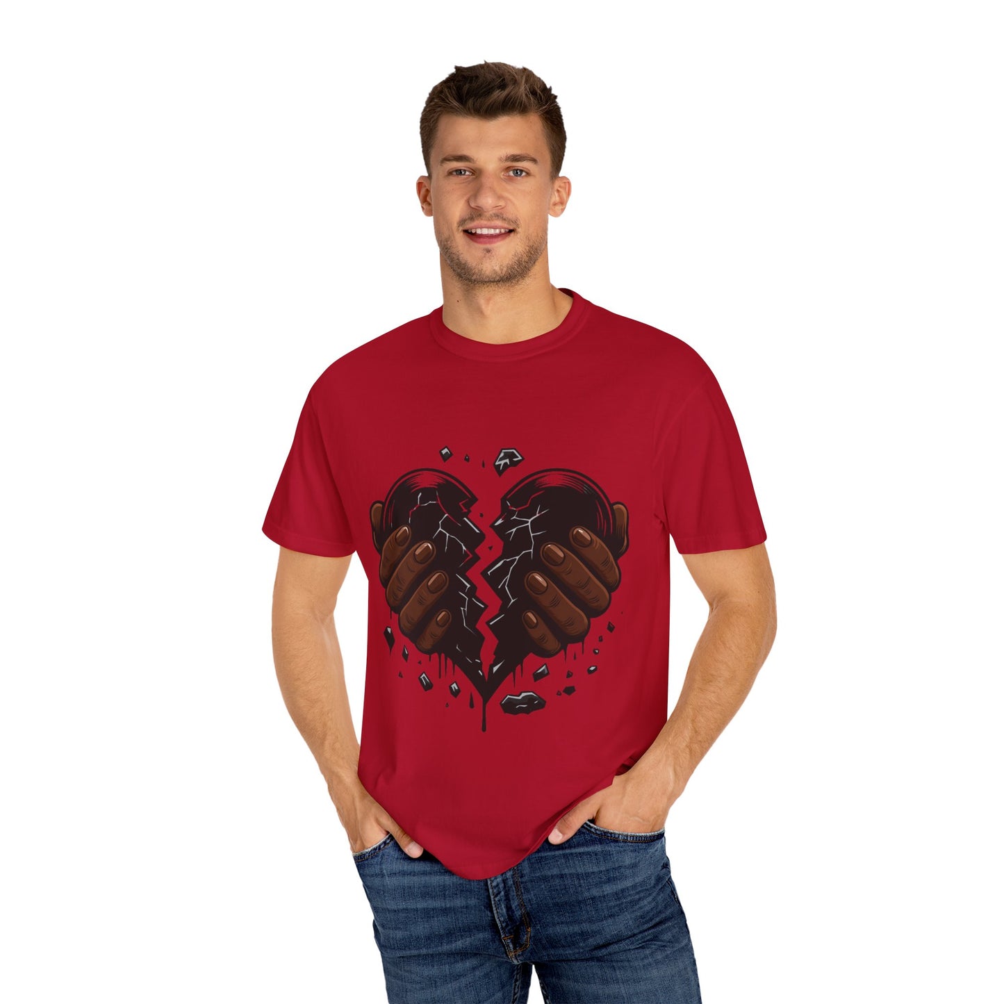 Heartbreak Hustle Unisex T-Shirt, Motivational Apparel, Gifts for Him and Her, Casual Streetwear, Unique Graphic Tee
