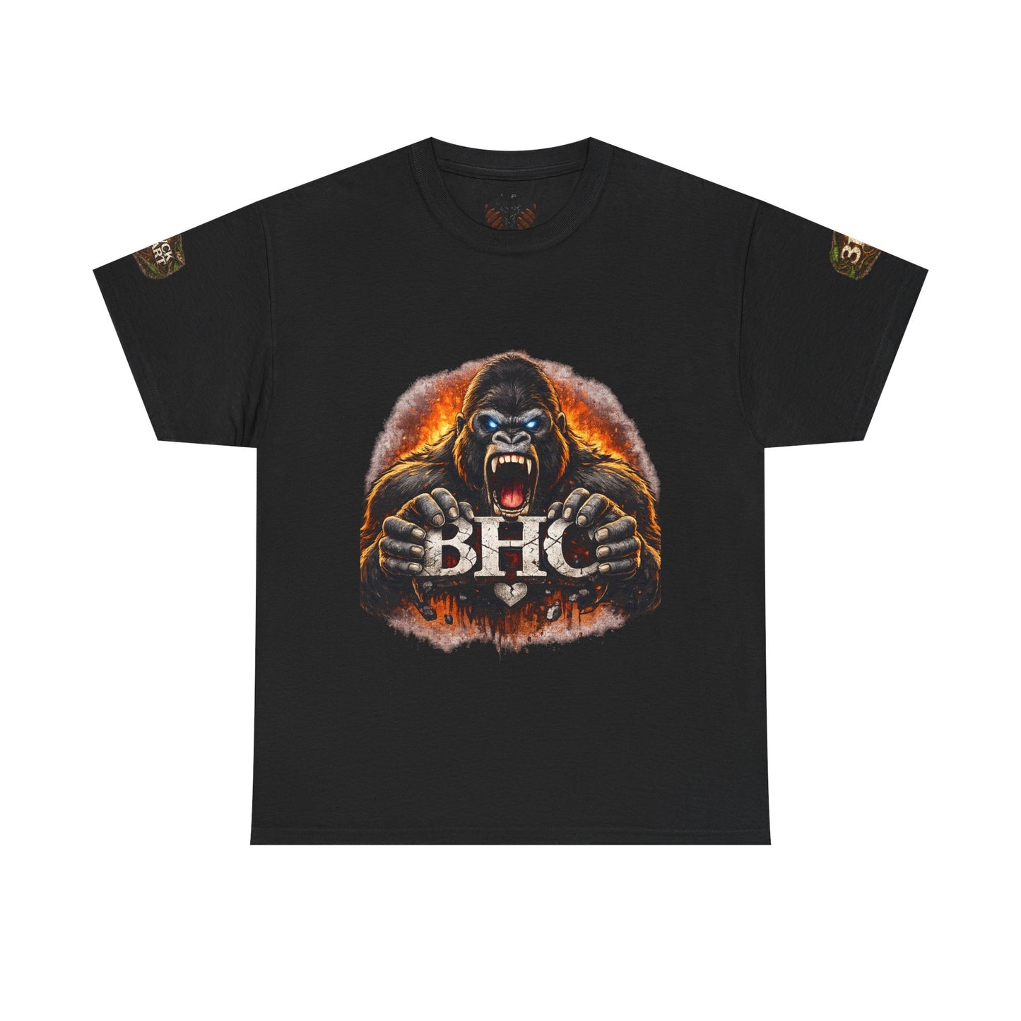 Gorilla Strength Tee – "Built Through Pressure. Driven By Hunger." Motivational Graphic T-Shirt