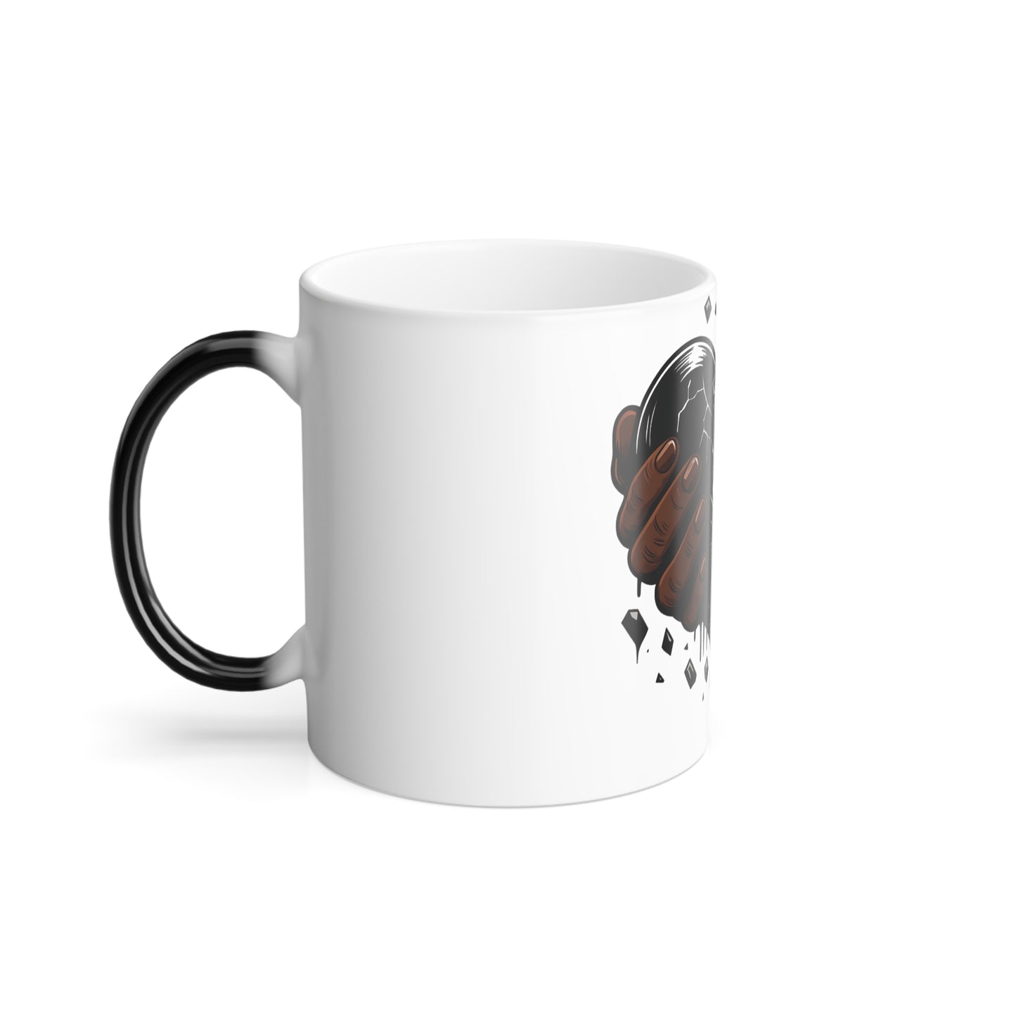 Color Changing Heartbreak Mug, Unique Gift for Coffee Lovers, Breakup Recovery, Love-themed Kitchenware, Holiday Gift Idea
