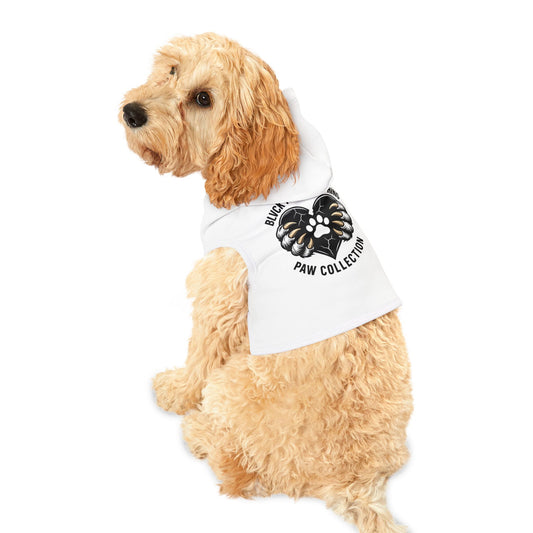 Pet Hoodie — "Black Heart Clothing Paw Collection" Printed Pet Hoodie
