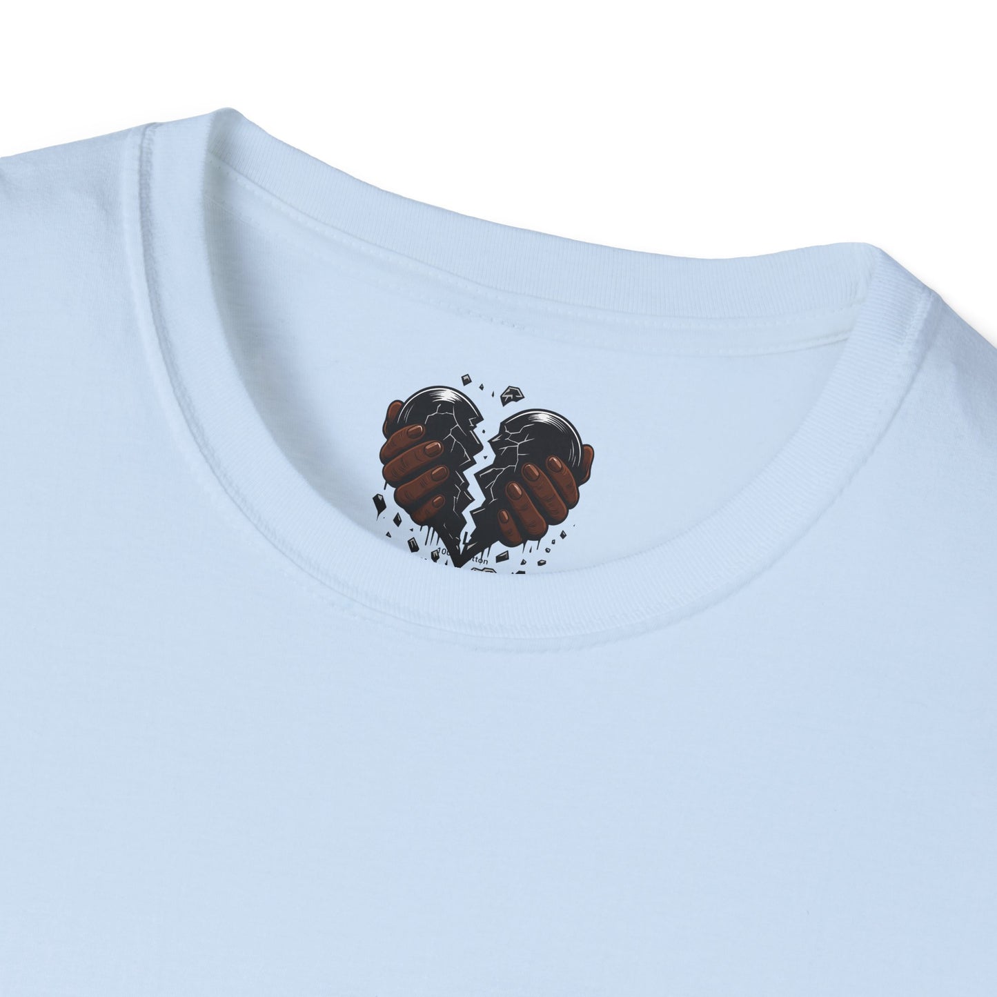 Black Heart Graffiti T‑Shirt — District 313 Streetwear Tee
