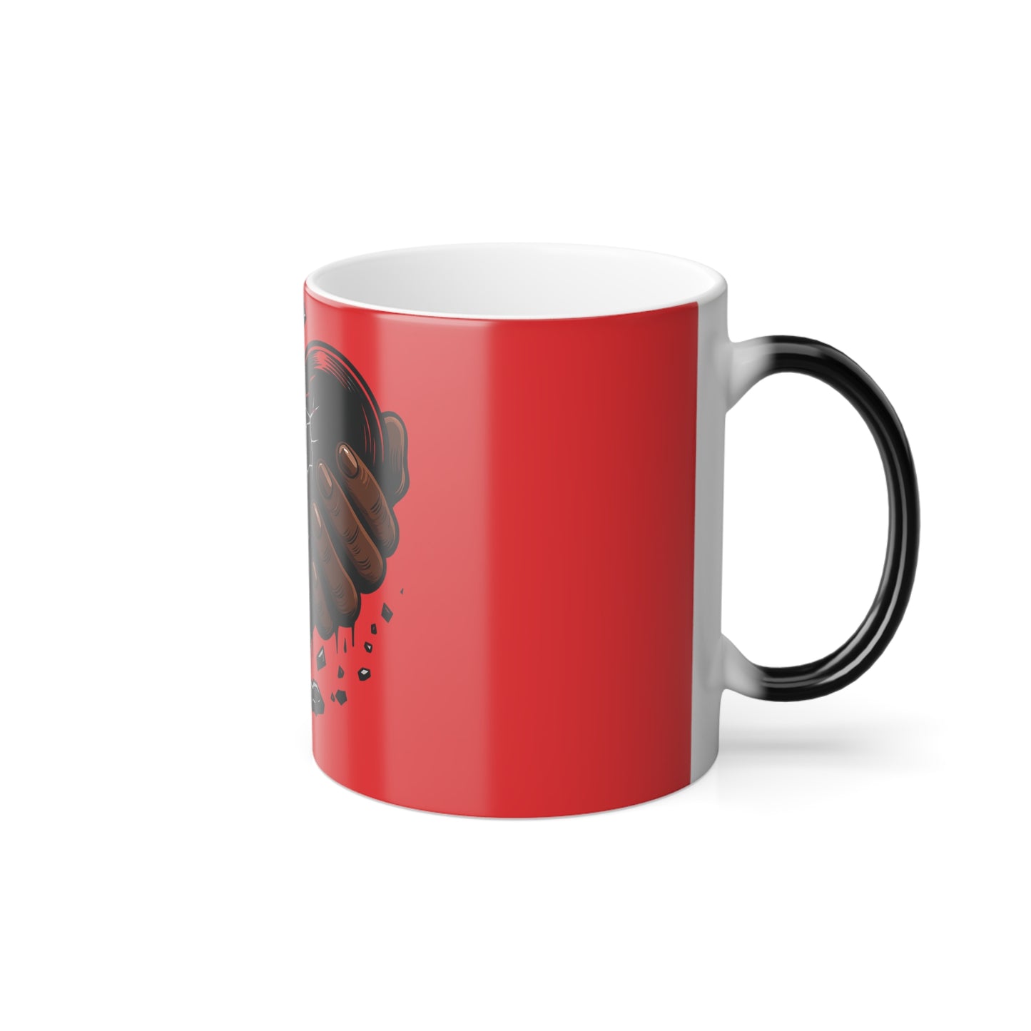 Color Changing Heartbreak Mug, Unique Gift for Coffee Lovers, Breakup Recovery, Love-themed Kitchenware, Holiday Gift Idea