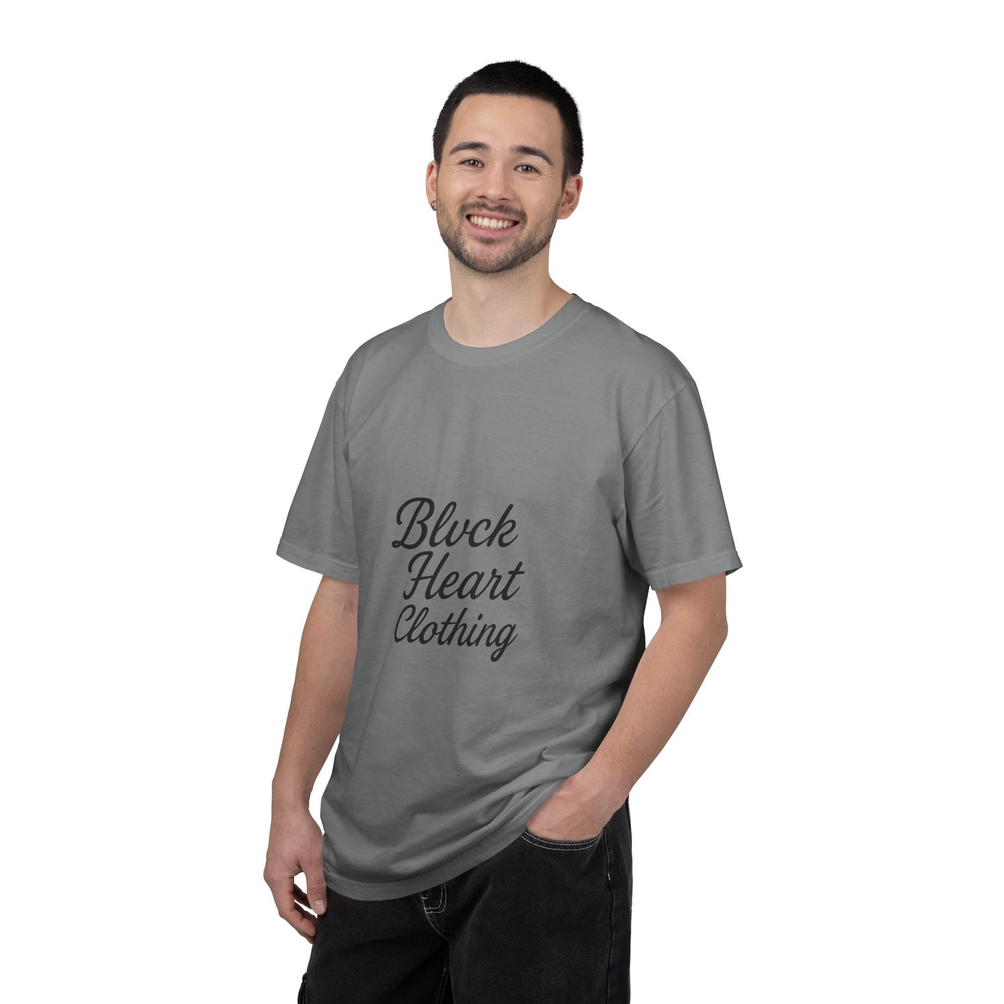 Blvck Heart Clothing Tee — Broken Black Heart Back Graphic T-Shirt