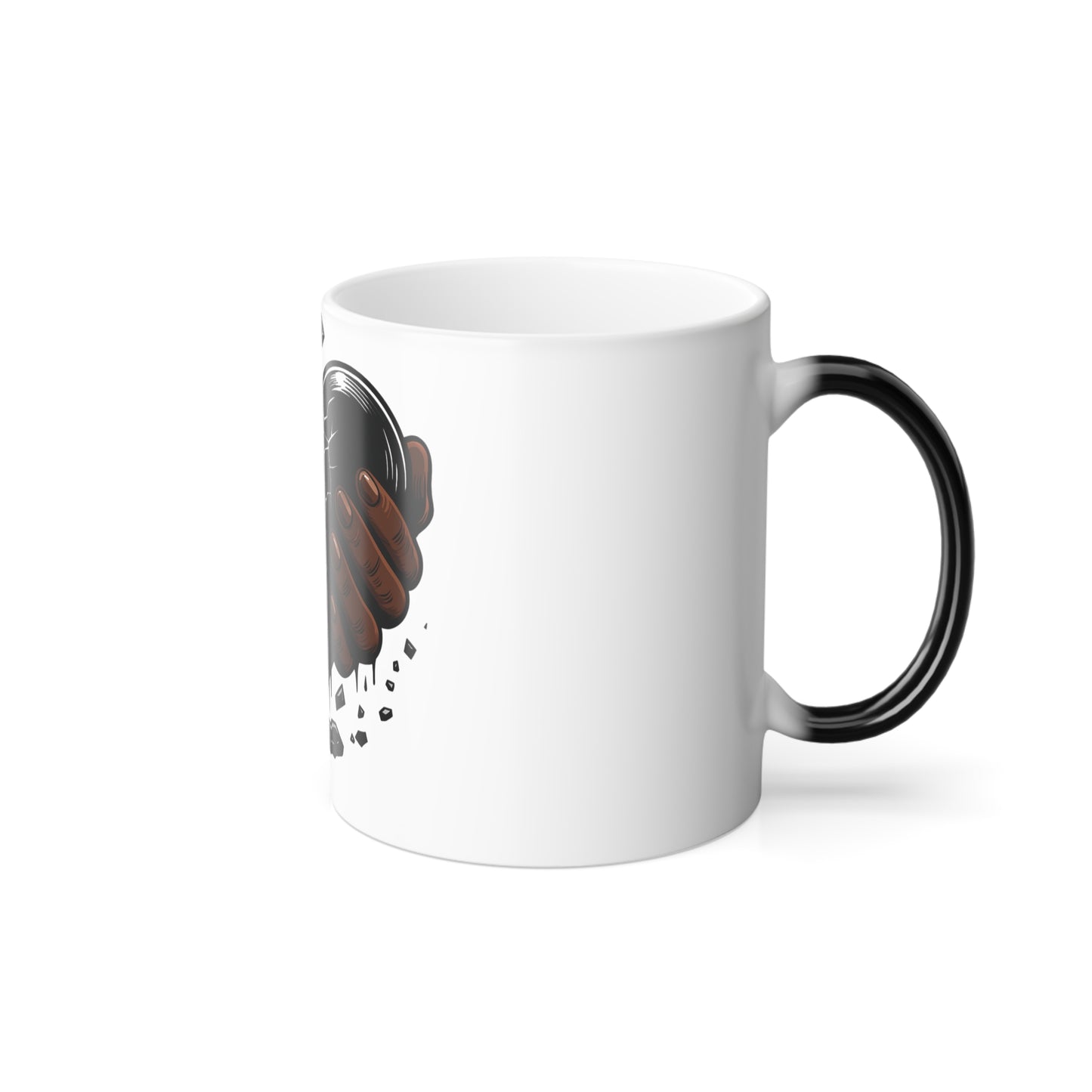 Color Changing Heartbreak Mug, Unique Gift for Coffee Lovers, Breakup Recovery, Love-themed Kitchenware, Holiday Gift Idea