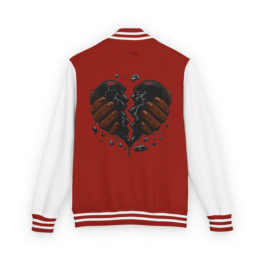 Letterman Jacket — 'Broken Heart' Graphic Varsity Jacket