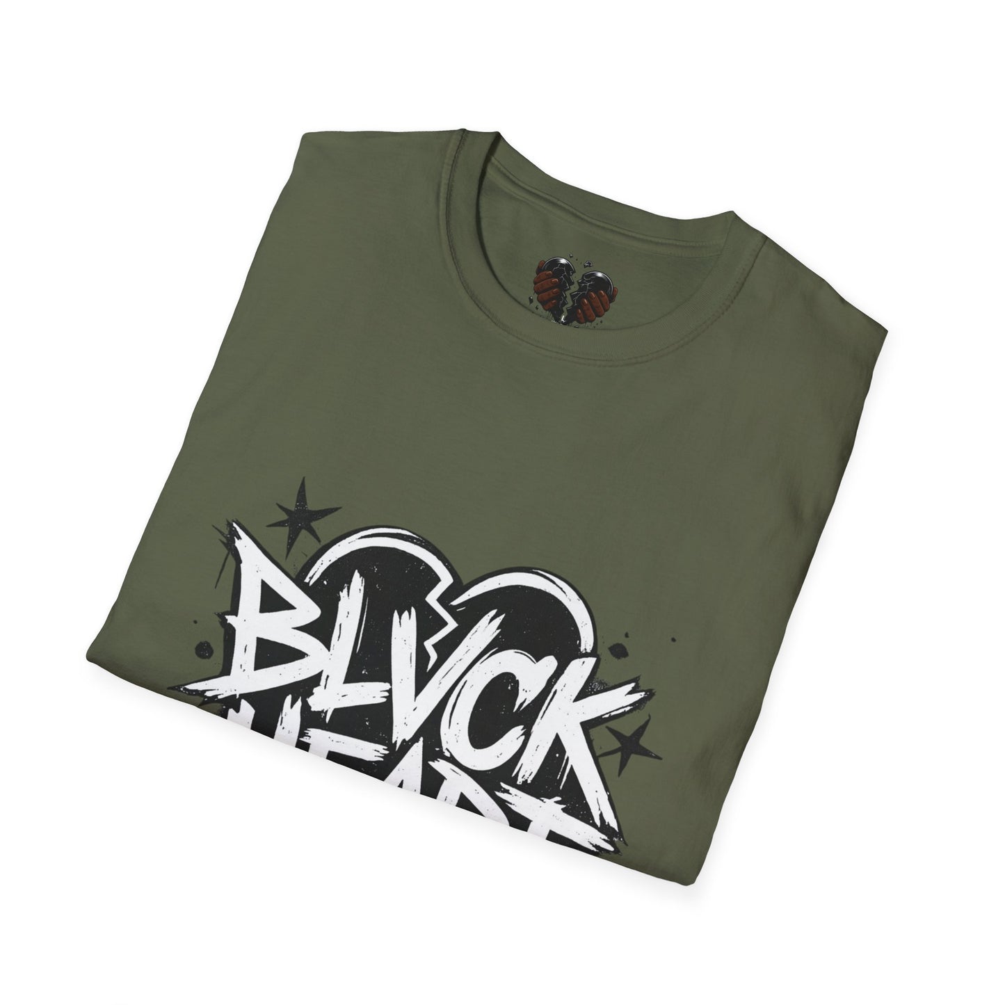 Black Heart Graffiti T‑Shirt — District 313 Streetwear Tee