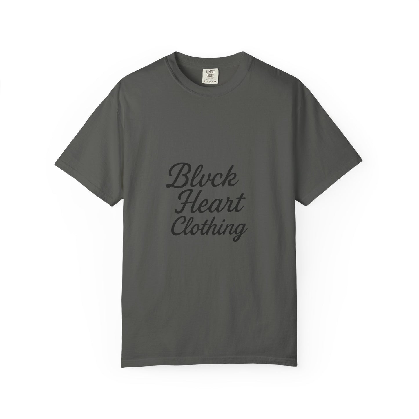 Blvck Heart Clothing Tee — Broken Black Heart Back Graphic T-Shirt