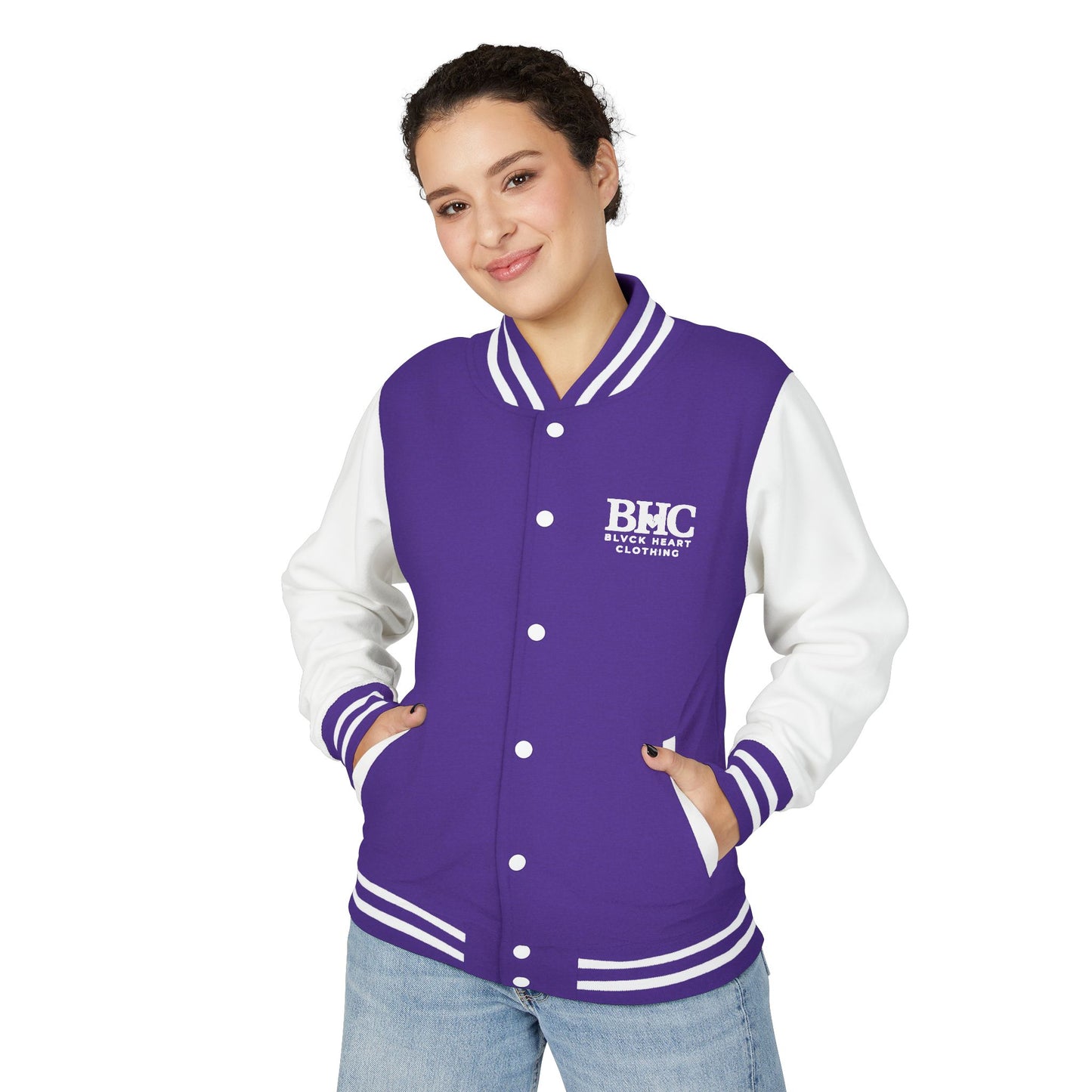 Letterman Jacket — 'Broken Heart' Graphic Varsity Jacket