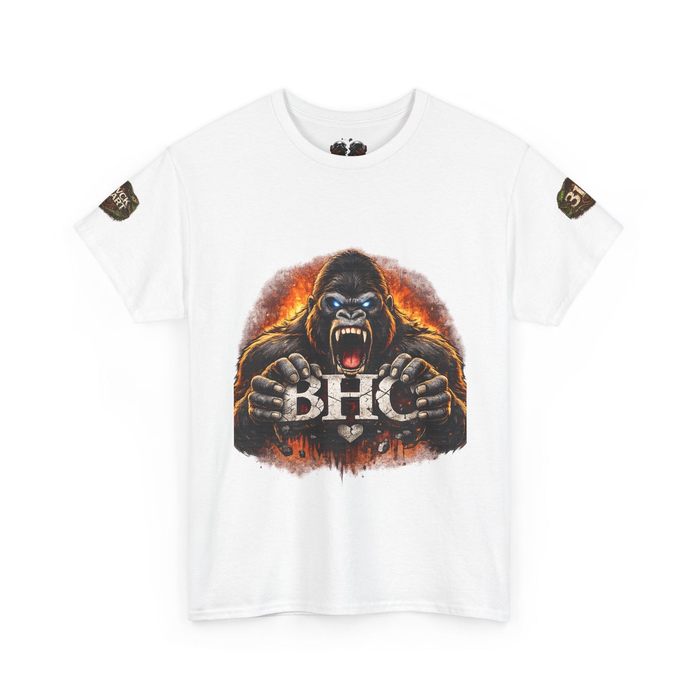 Gorilla Strength Tee – "Built Through Pressure. Driven By Hunger." Motivational Graphic T-Shirt