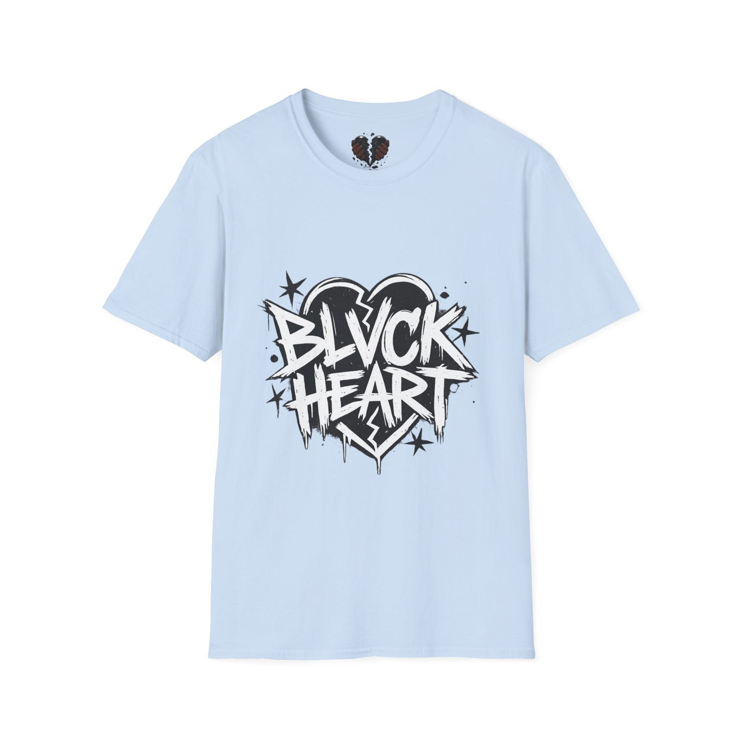 Black Heart Graffiti T‑Shirt — District 313 Streetwear Tee
