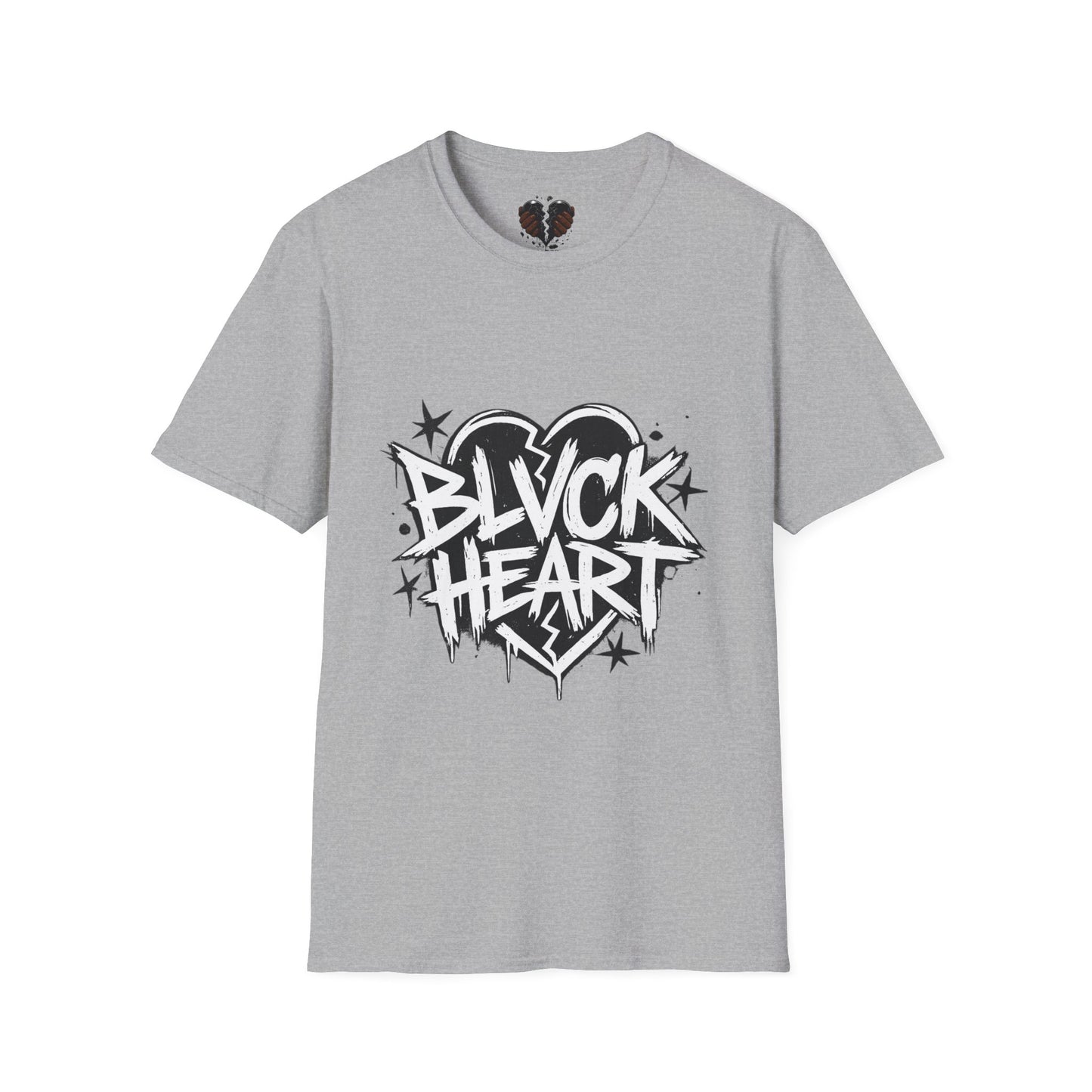 Black Heart Graffiti T‑Shirt — District 313 Streetwear Tee