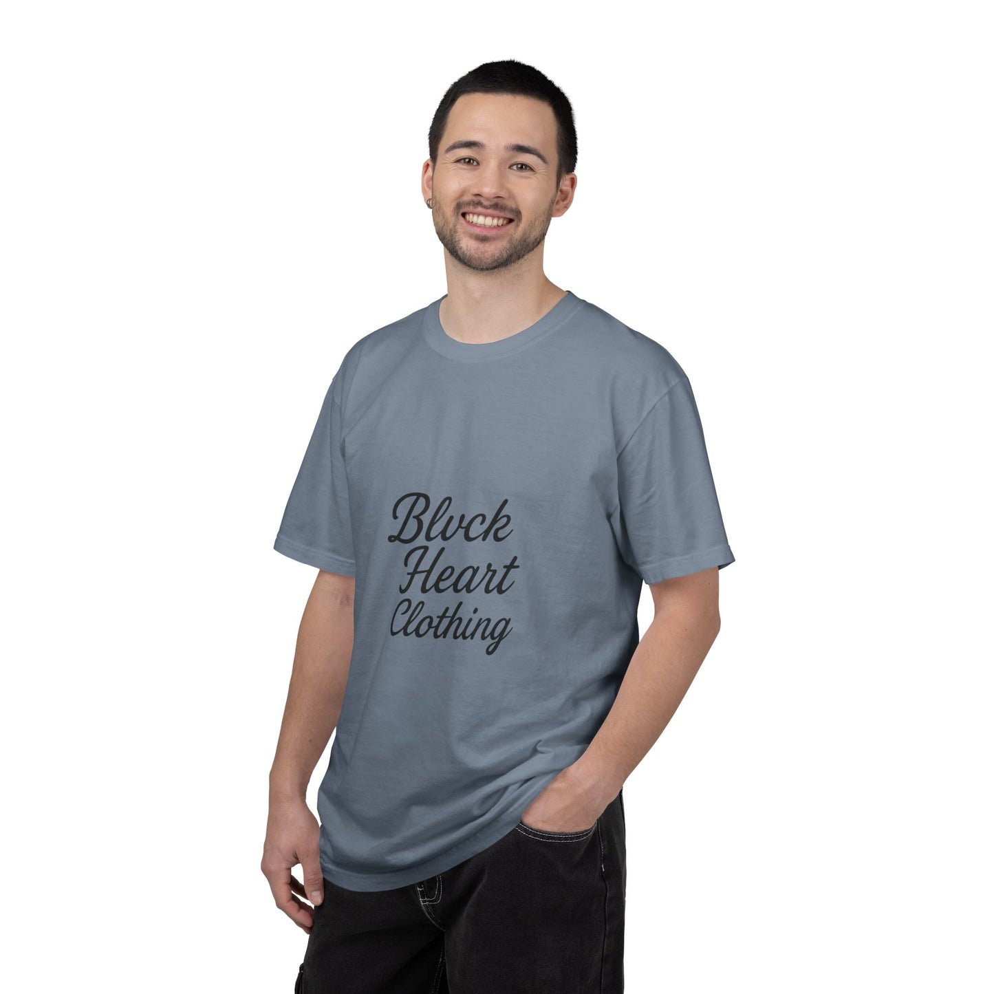Blvck Heart Clothing Tee — Broken Black Heart Back Graphic T-Shirt