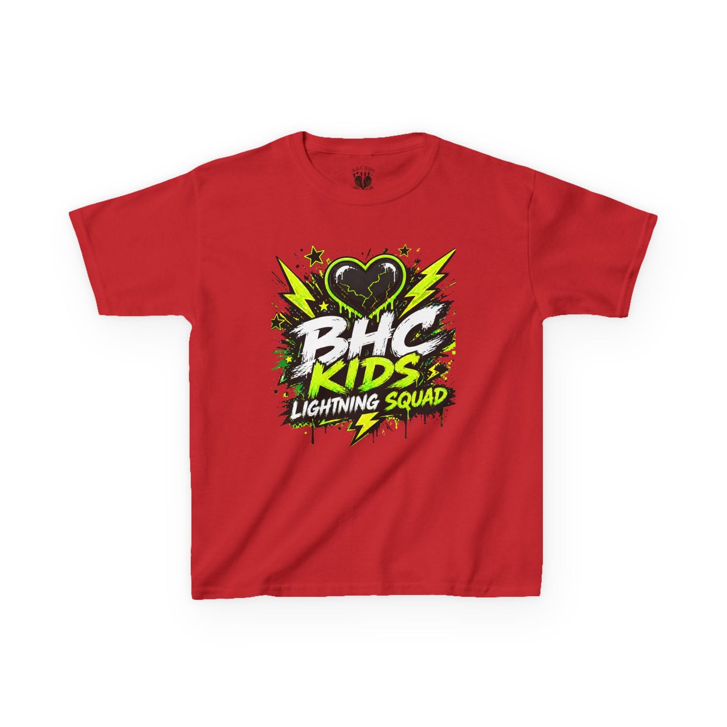 BHC Kids "Lightning Squad" Tee — Kids Graphic T-Shirt