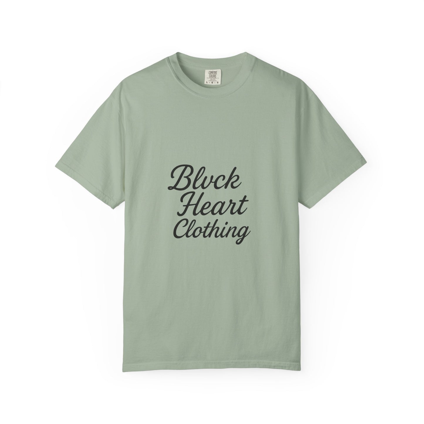 Blvck Heart Clothing Tee — Broken Black Heart Back Graphic T-Shirt