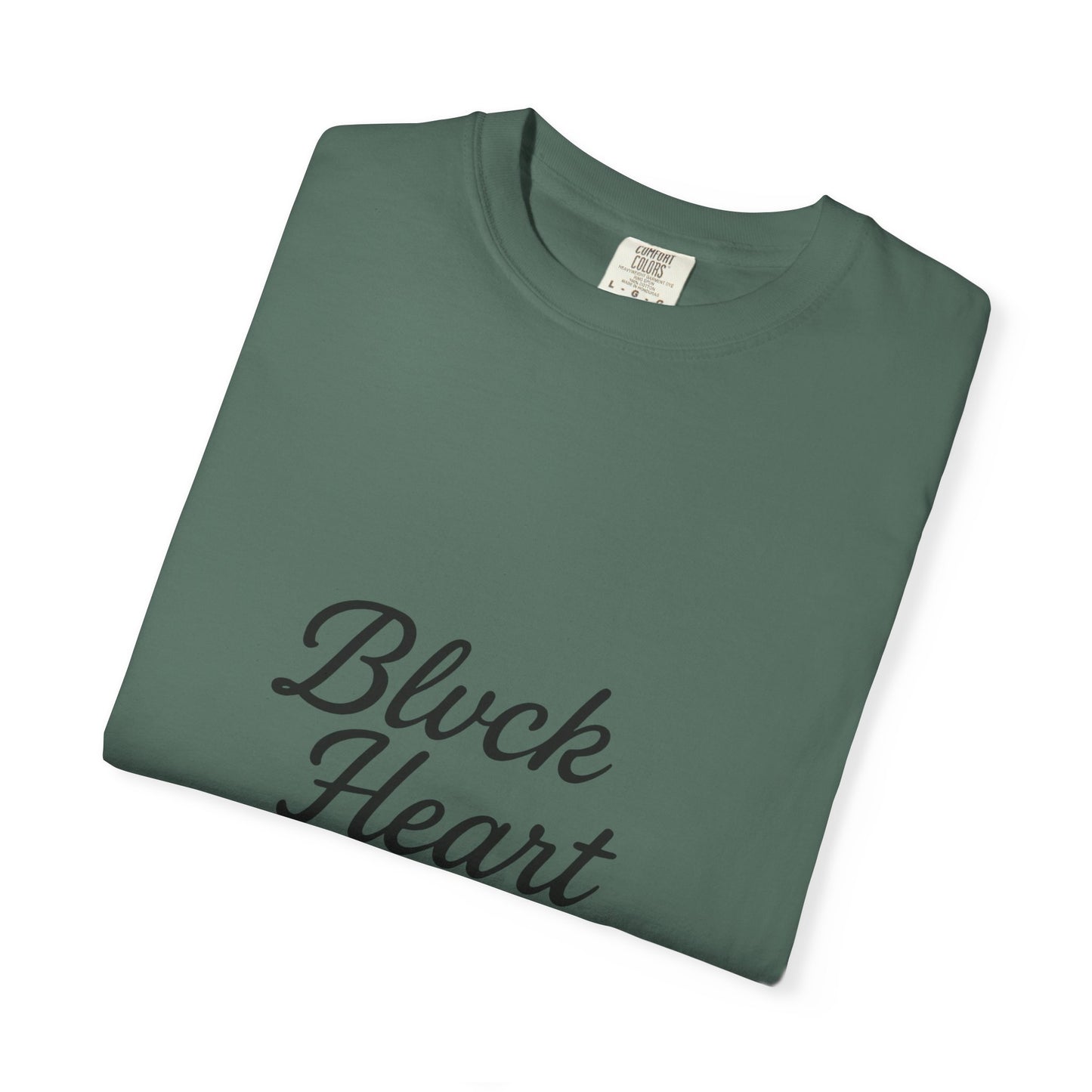 Blvck Heart Clothing Tee — Broken Black Heart Back Graphic T-Shirt