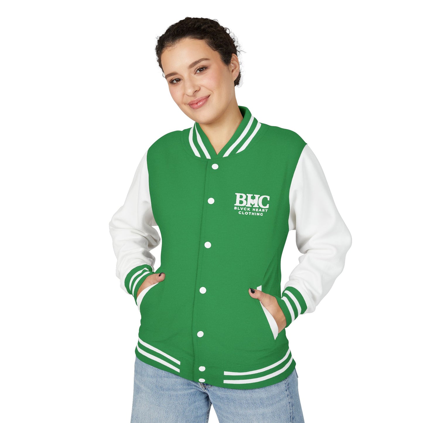 Letterman Jacket — 'Broken Heart' Graphic Varsity Jacket