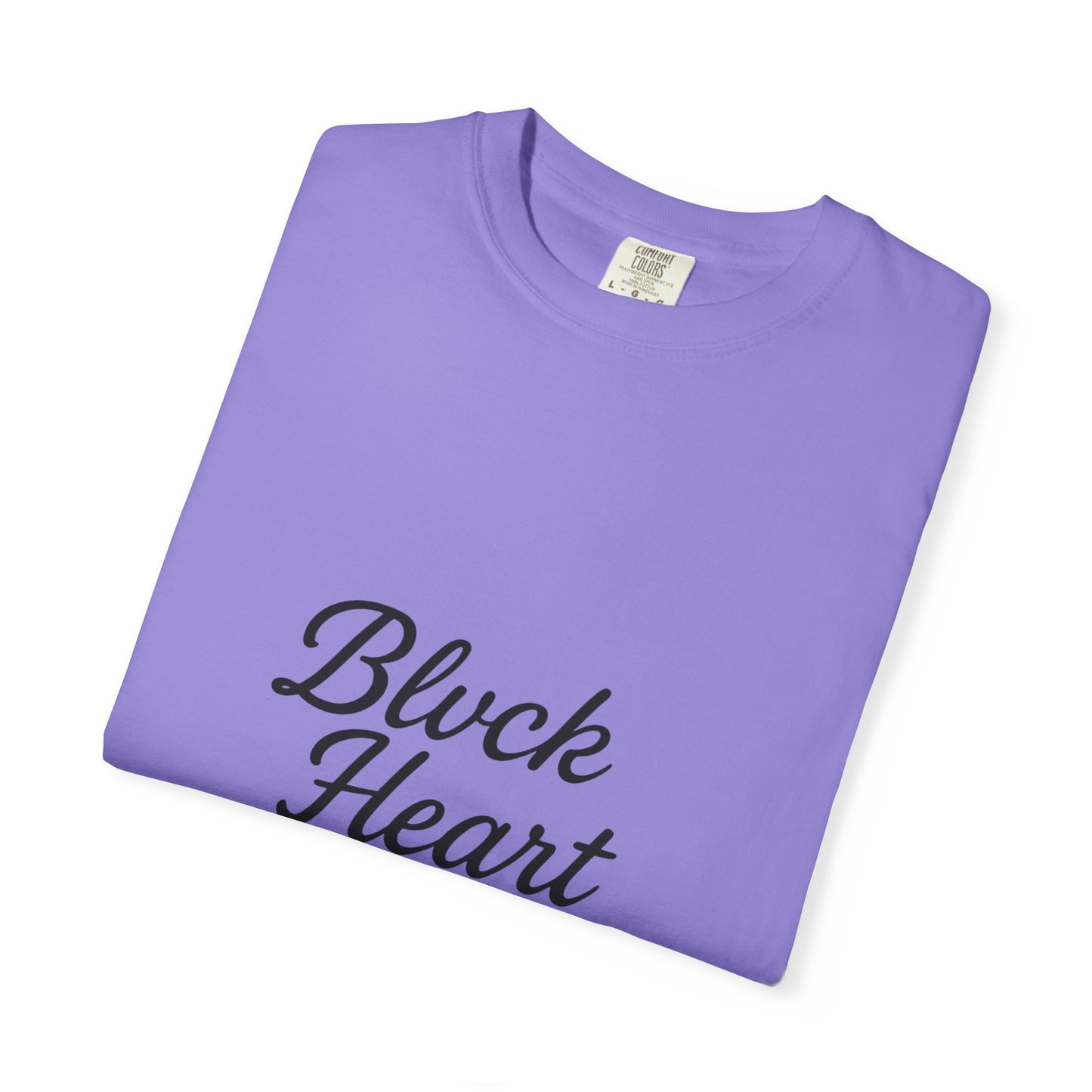 Blvck Heart Clothing Tee — Broken Black Heart Back Graphic T-Shirt