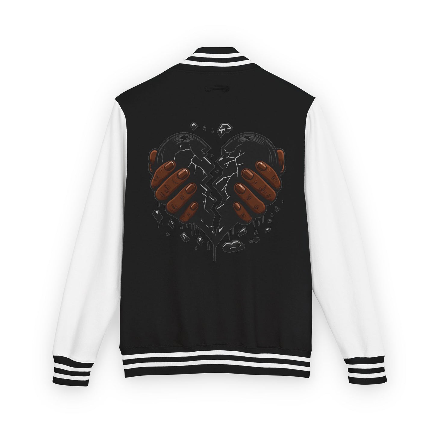 Letterman Jacket — 'Broken Heart' Graphic Varsity Jacket