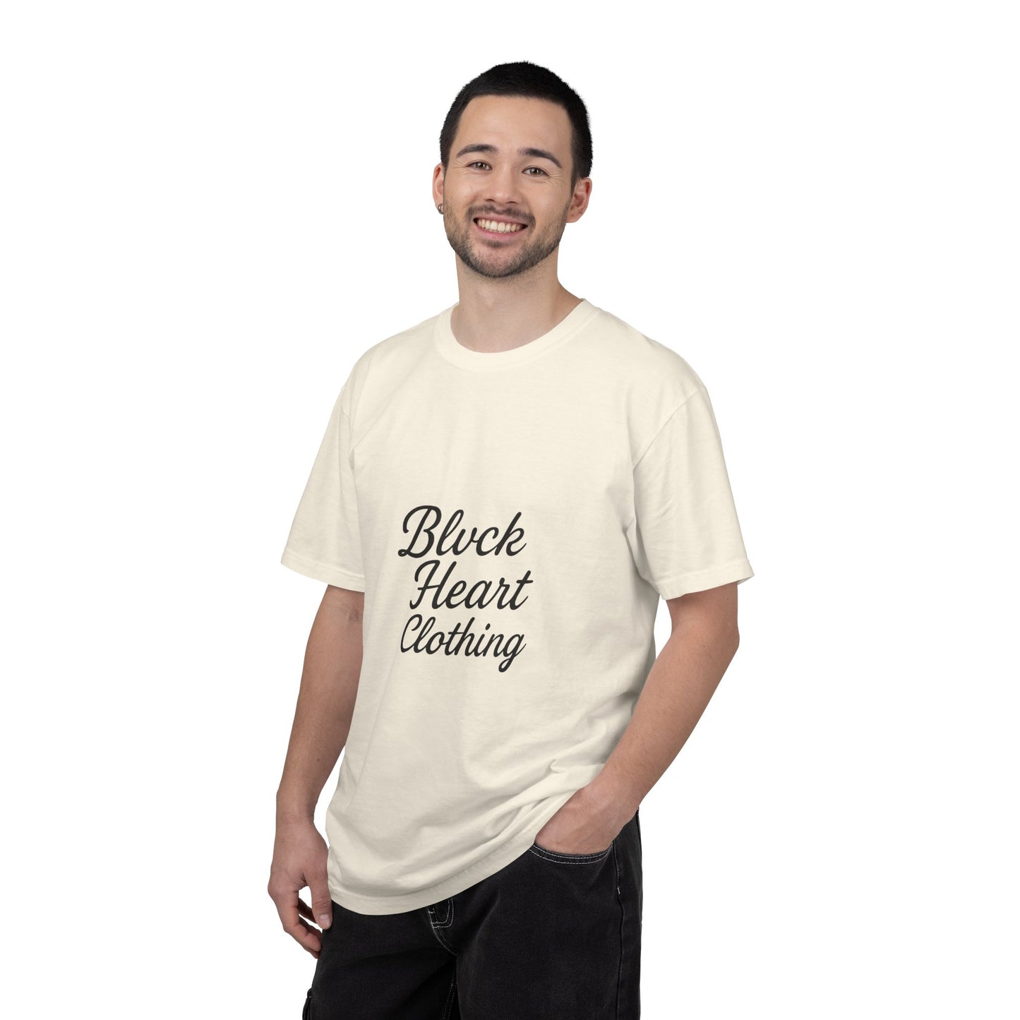 Blvck Heart Clothing Tee — Broken Black Heart Back Graphic T-Shirt