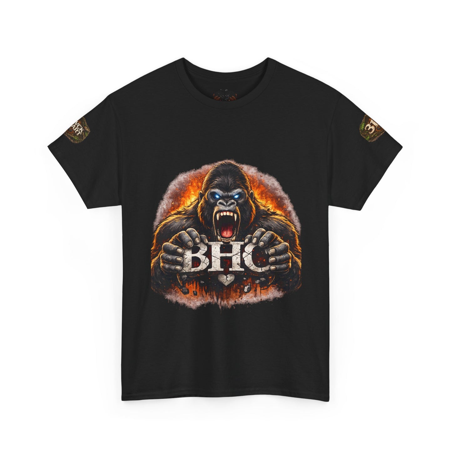 Gorilla Strength Tee – "Built Through Pressure. Driven By Hunger." Motivational Graphic T-Shirt