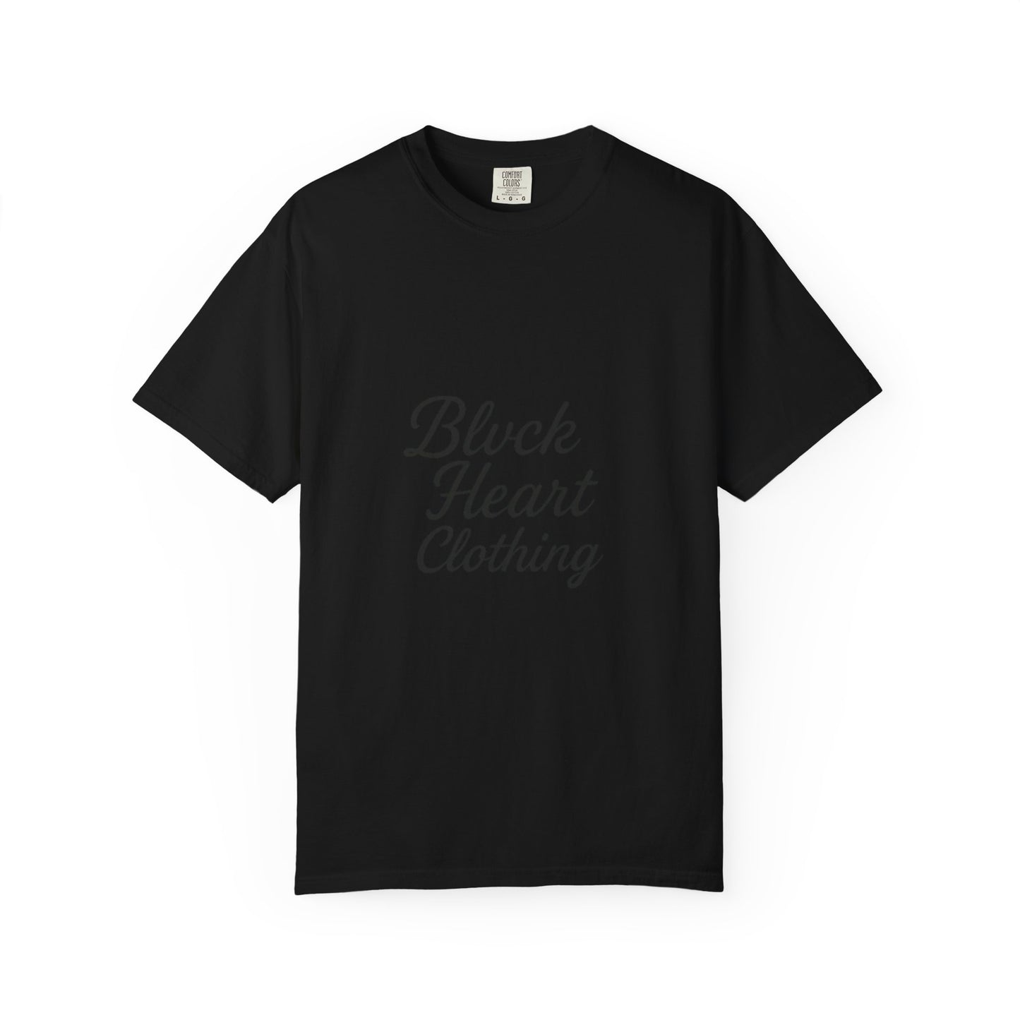 Blvck Heart Clothing Tee — Broken Black Heart Back Graphic T-Shirt