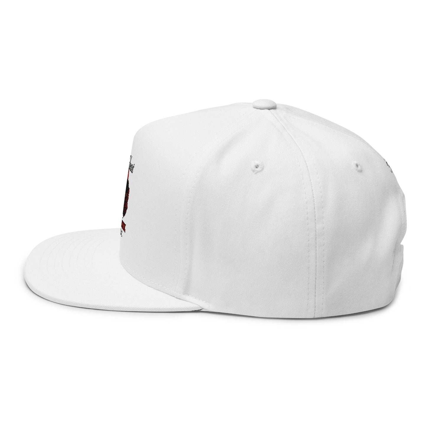 Embroidered Flat Bill Cap for Trendsetters - Perfect Gift for Fashion Lovers, Streetwear, Summer Outings, or Casual Events