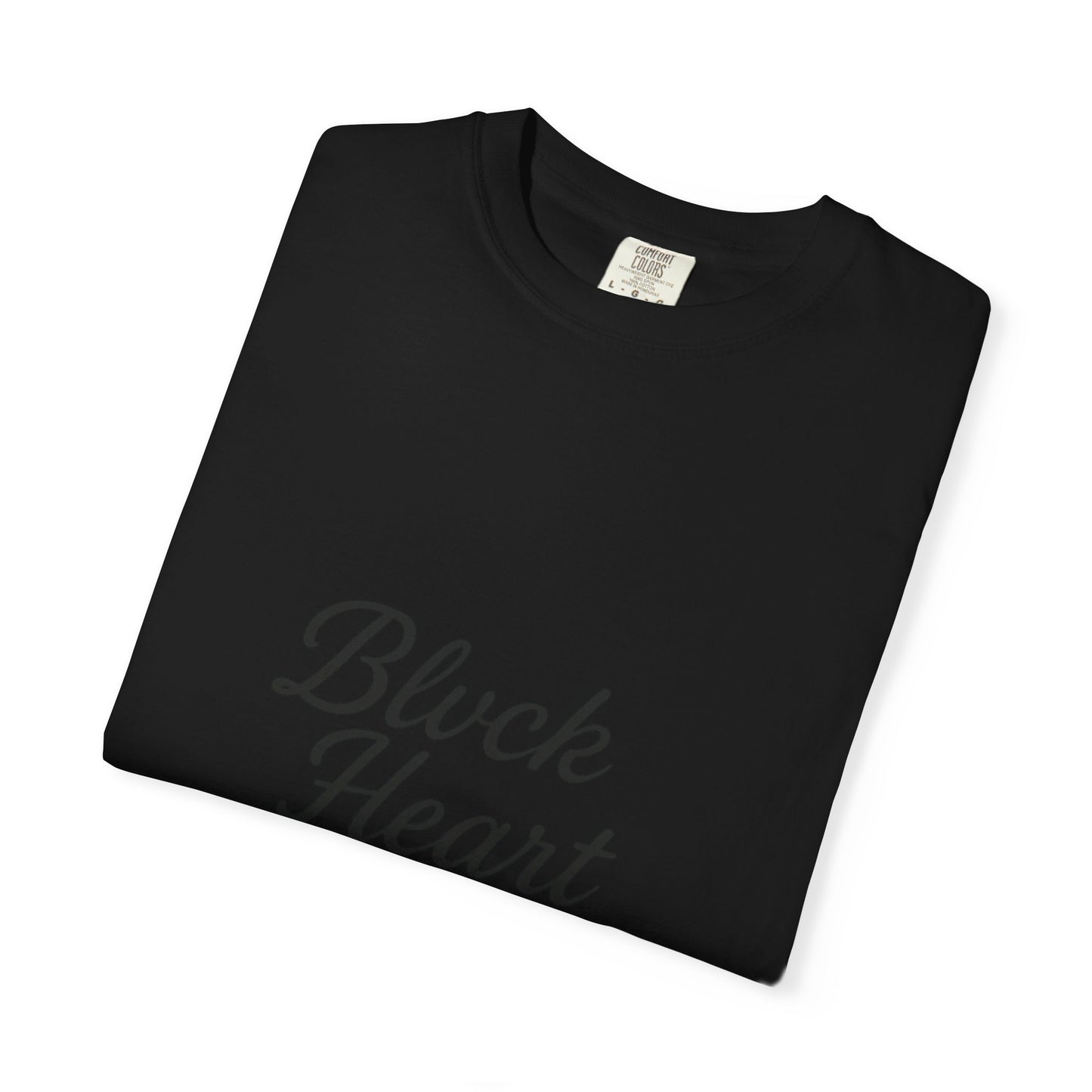 Blvck Heart Clothing Tee — Broken Black Heart Back Graphic T-Shirt