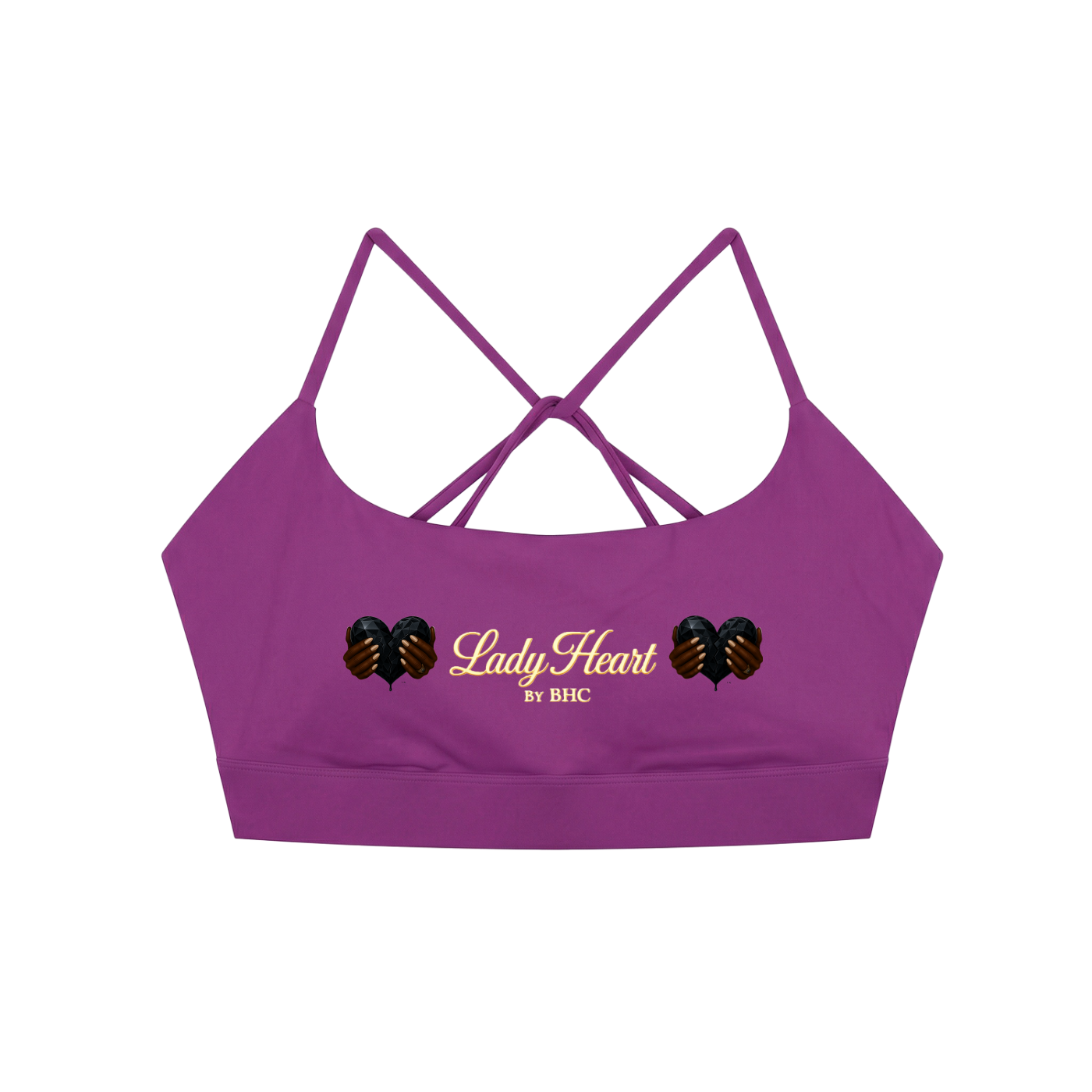 Strappy Criss Cross Yoga Sports Bra