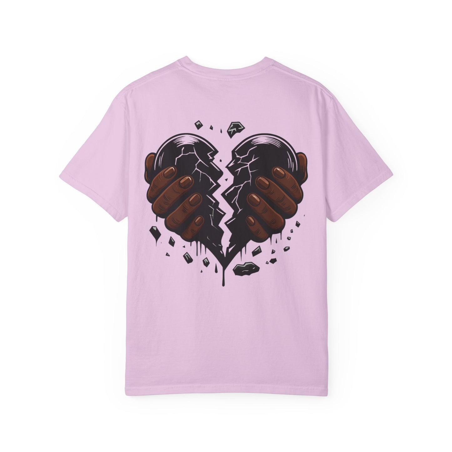 Blvck Heart Clothing Tee — Broken Black Heart Back Graphic T-Shirt