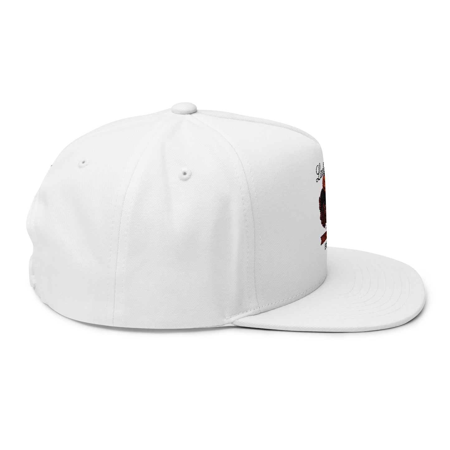 Embroidered Flat Bill Cap for Trendsetters - Perfect Gift for Fashion Lovers, Streetwear, Summer Outings, or Casual Events