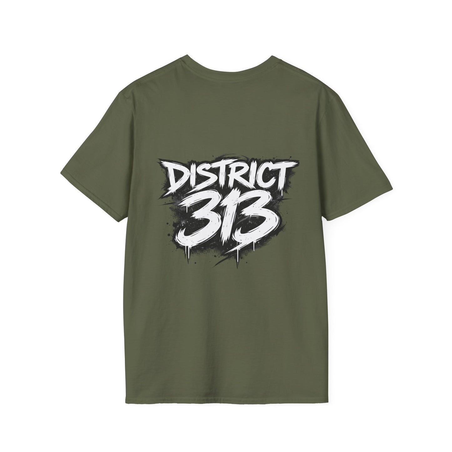 Black Heart Graffiti T‑Shirt — District 313 Streetwear Tee