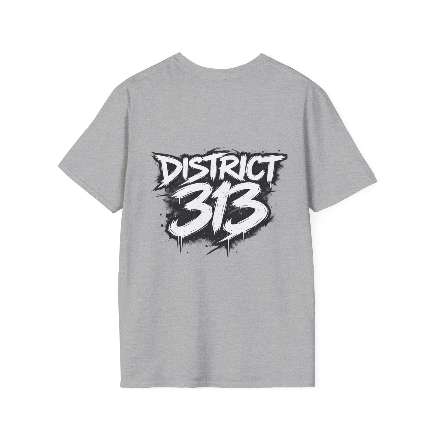 Black Heart Graffiti T‑Shirt — District 313 Streetwear Tee