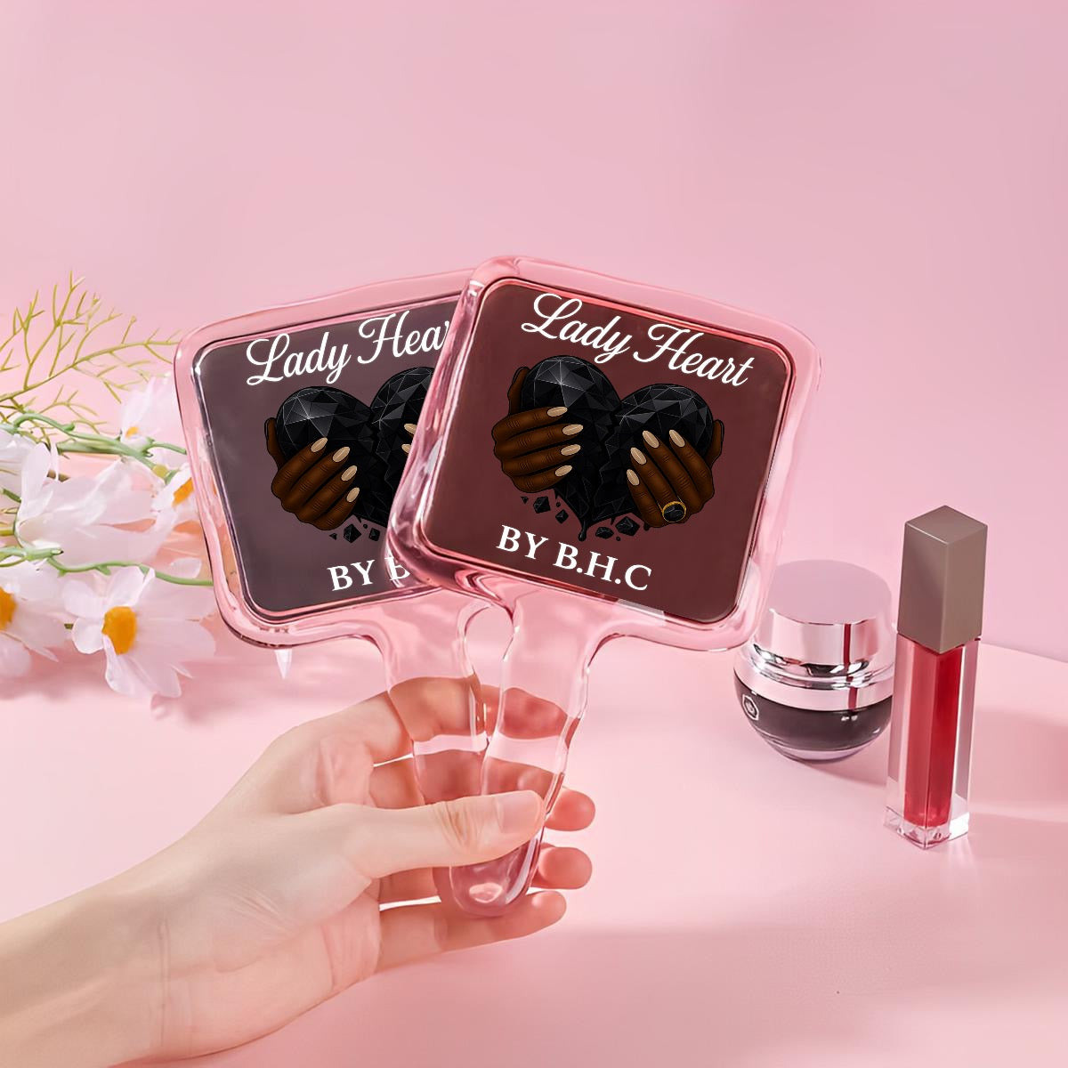 Cute Handheld Makeup Mirror