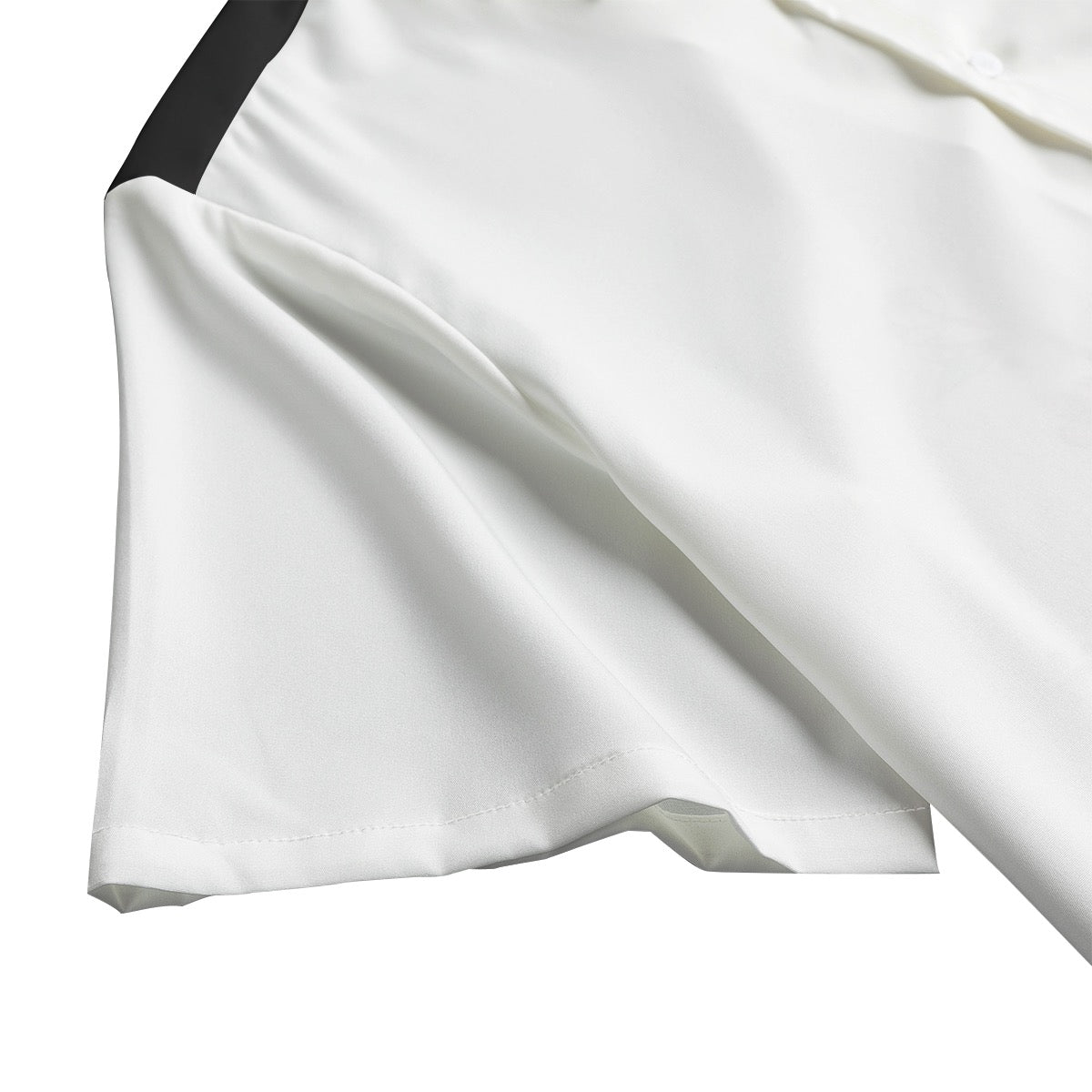 All-Over Print Men's Hawaiian Shirt With Button Closure