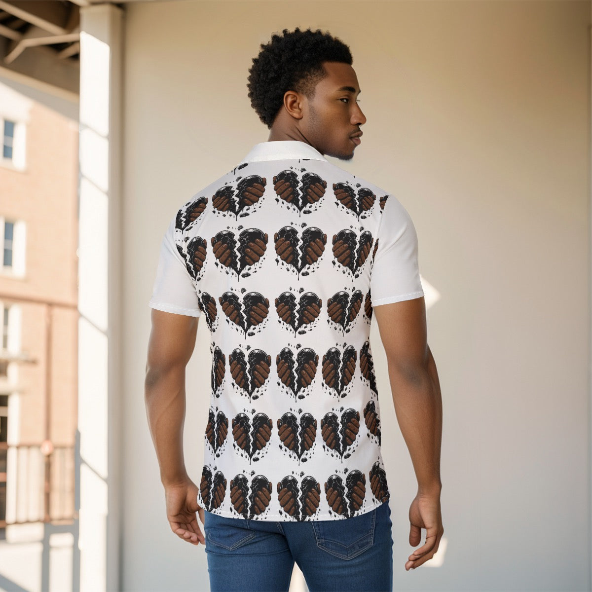 All-Over Print Men's Shirt