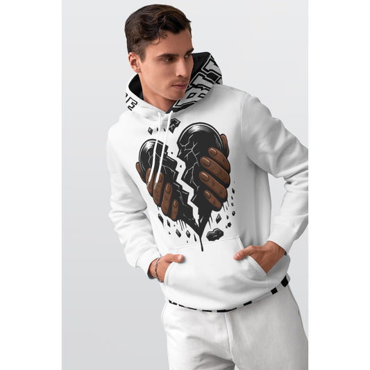 All-Over Print Men's Thicken Pullover Hoodie