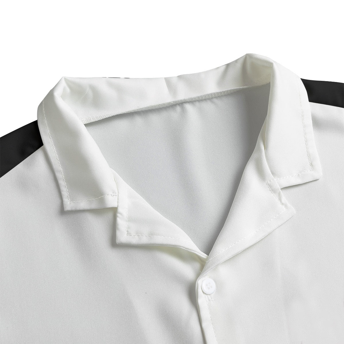 All-Over Print Men's Hawaiian Shirt With Button Closure