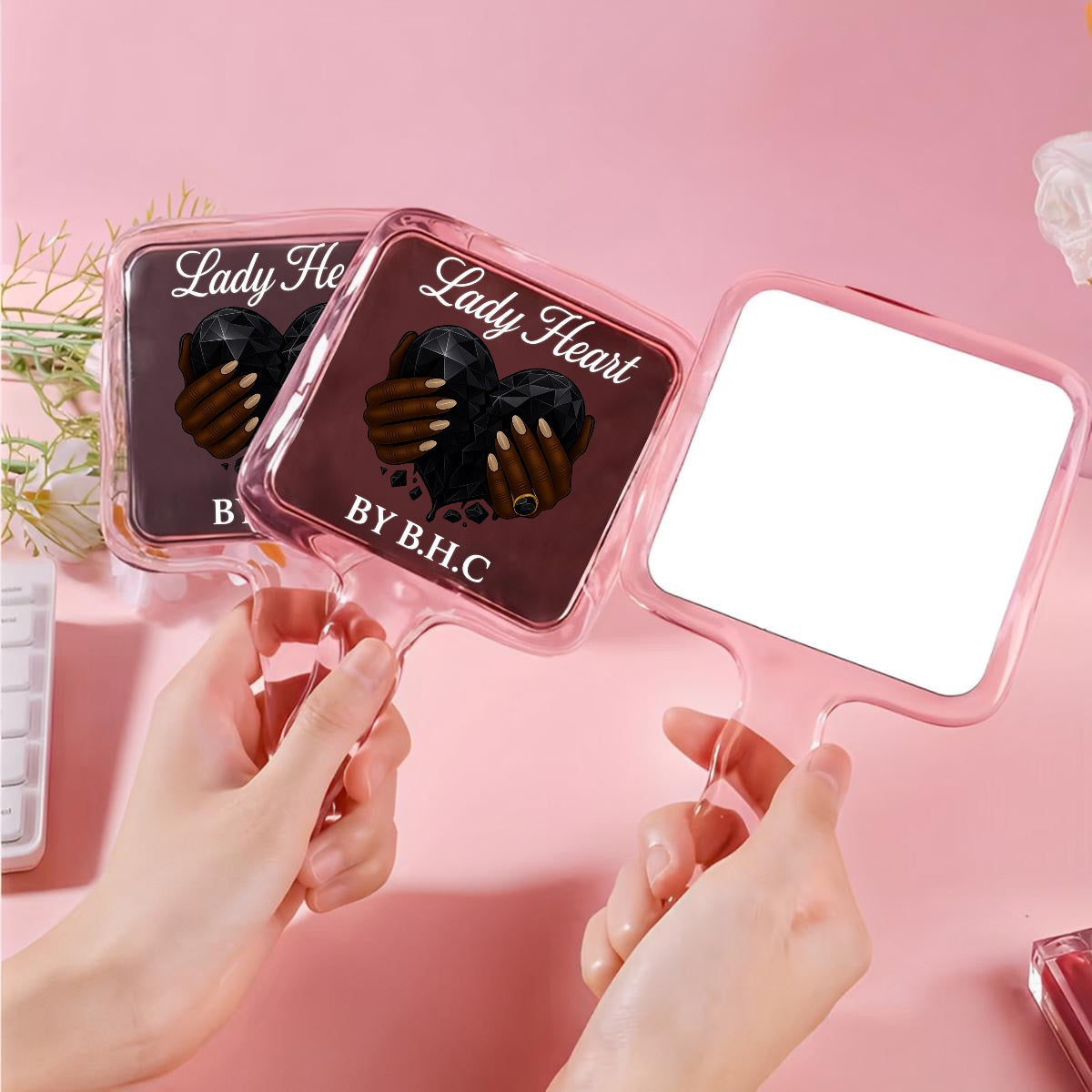 Cute Handheld Makeup Mirror